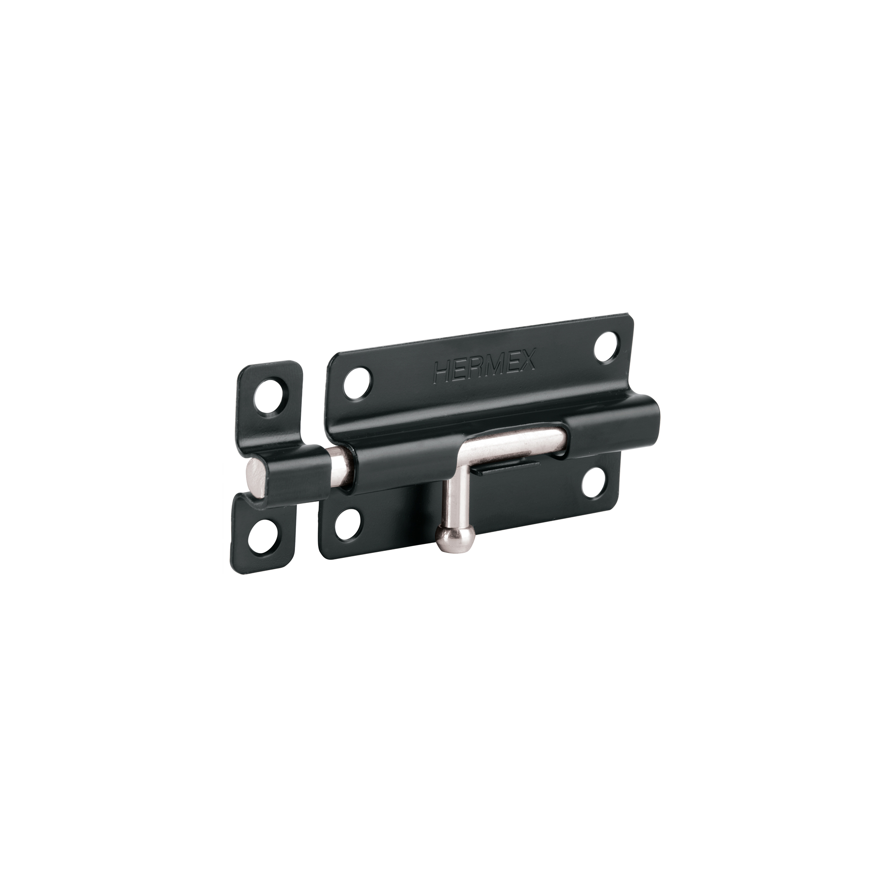 Pasador de barril 4" de acero acabado negro, HERMEX TRUPER