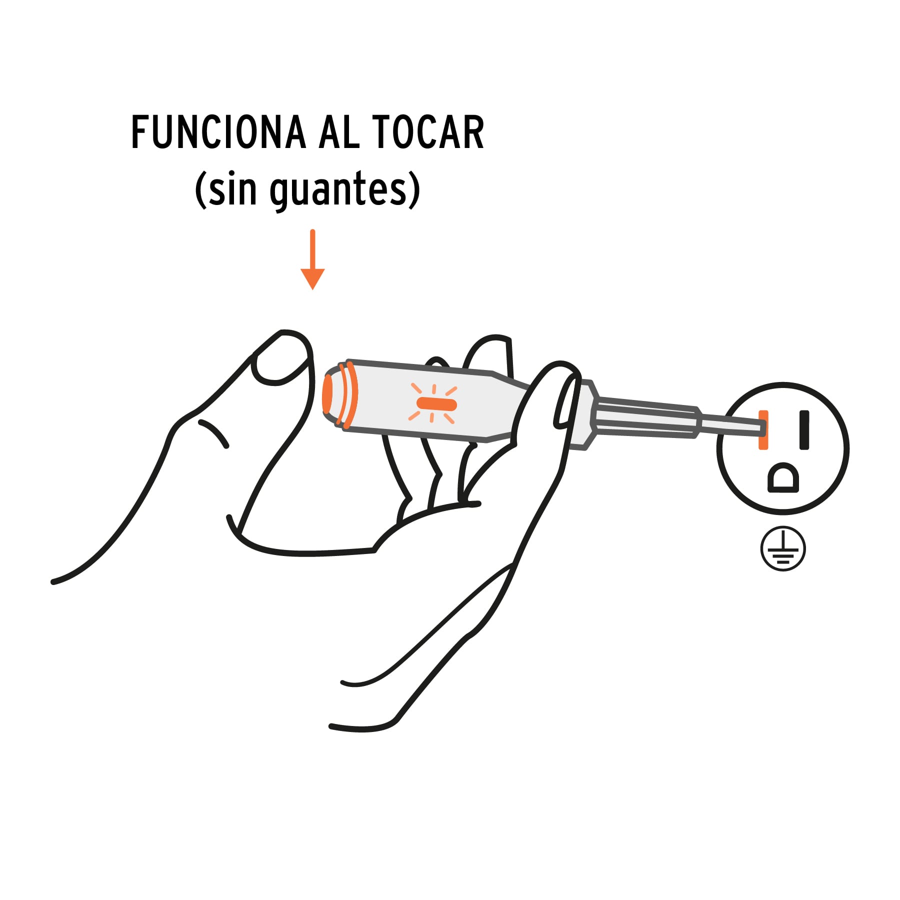 Probador de circuitos de corriente alterna 19 cm, TRUPER TRUPER