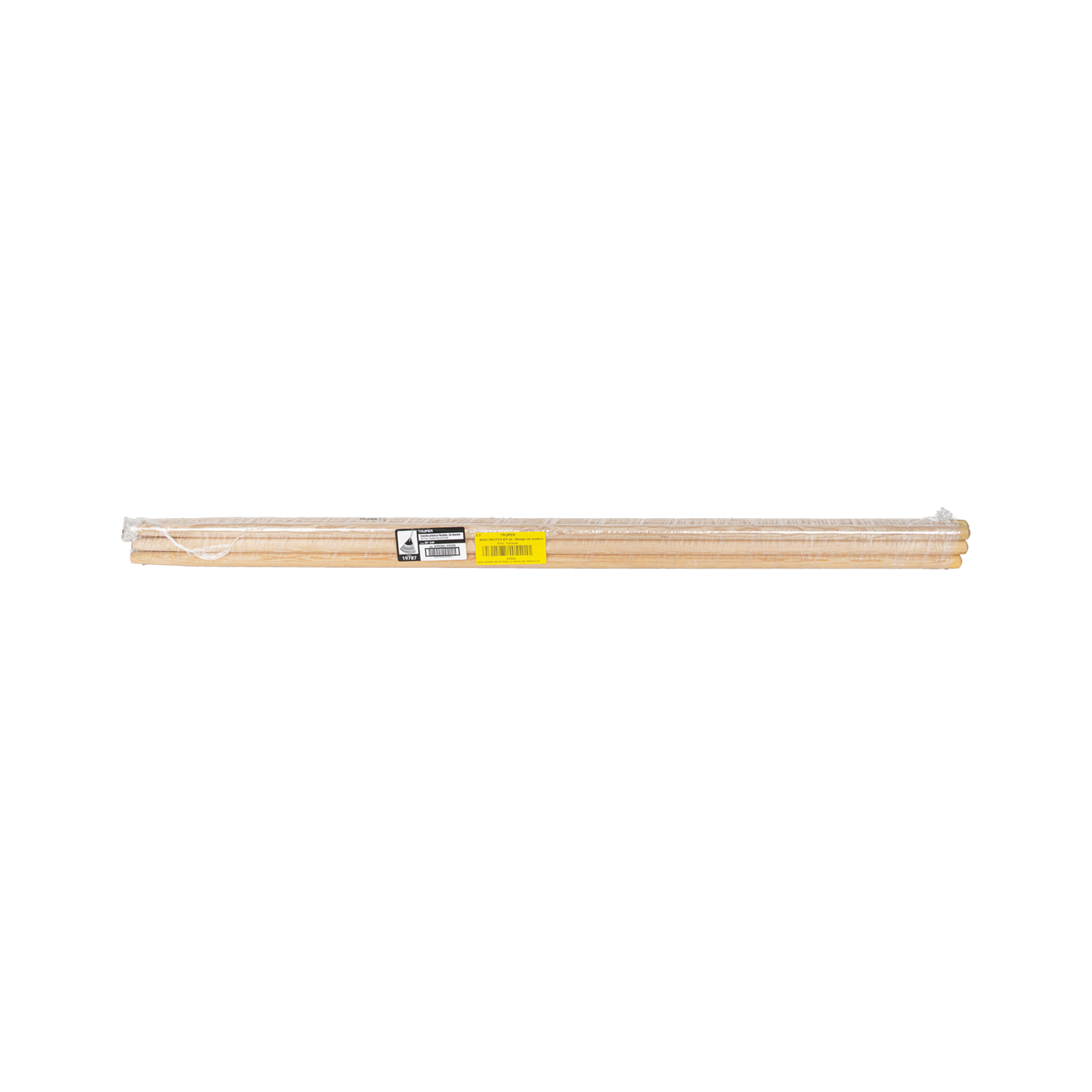 Escoba plástica para jardín, flexible, 26 dientes, mango 48" TRUPER