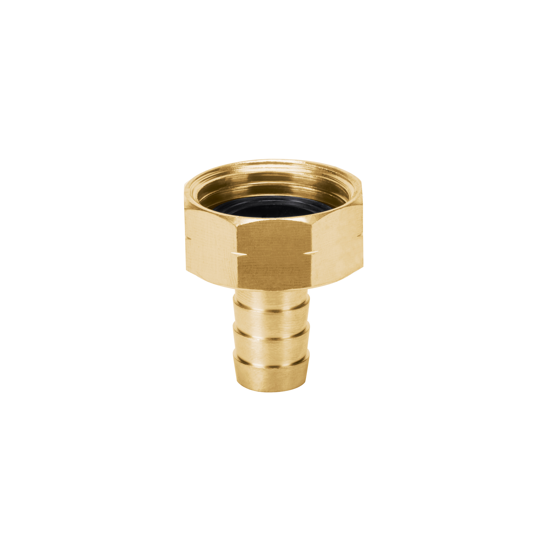 Conector 1/2" hembra de latón sólido para manguera, TRUPER TRUPER