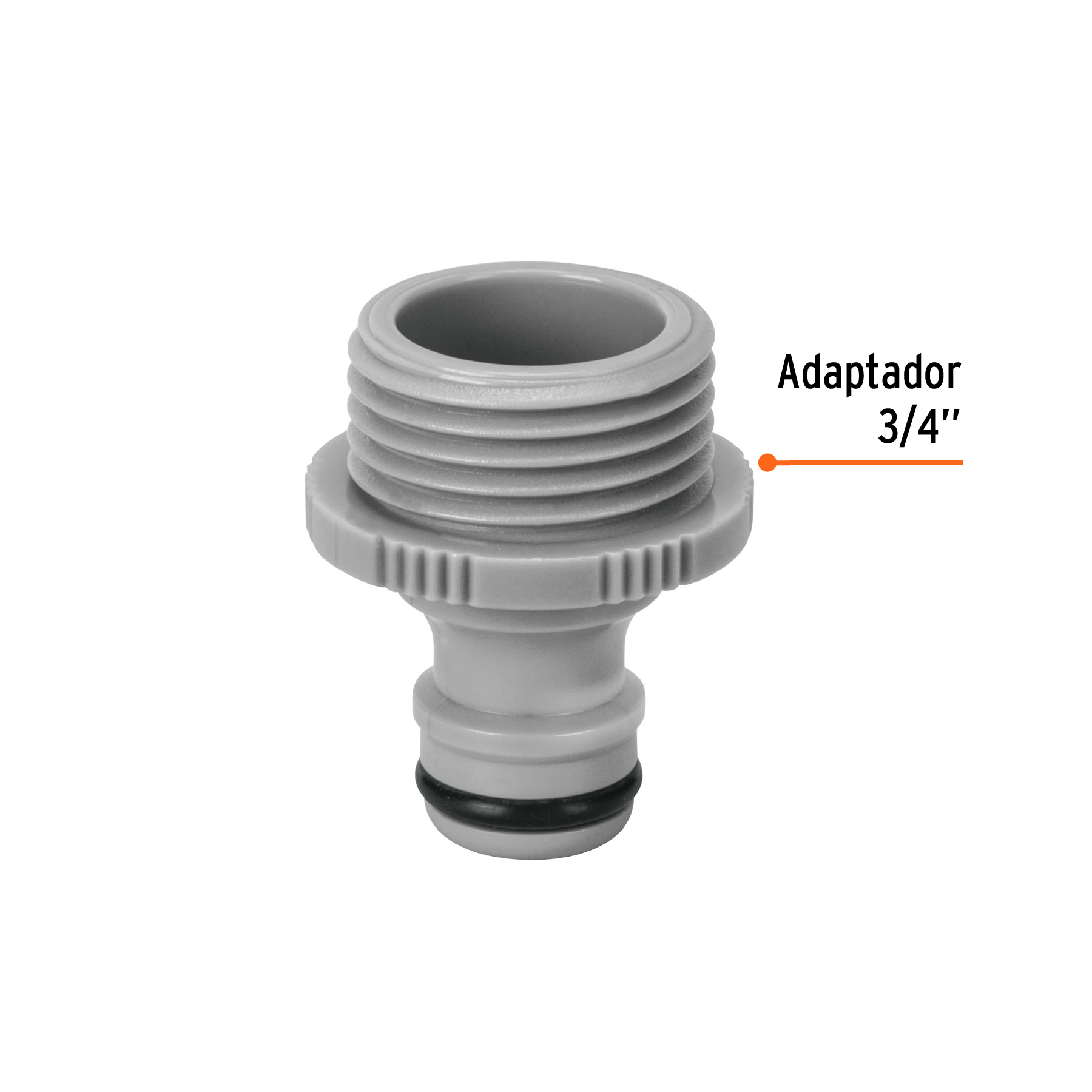 Conector 3/4" rápido macho de ABS, sistema click, TRUPER TRUPER