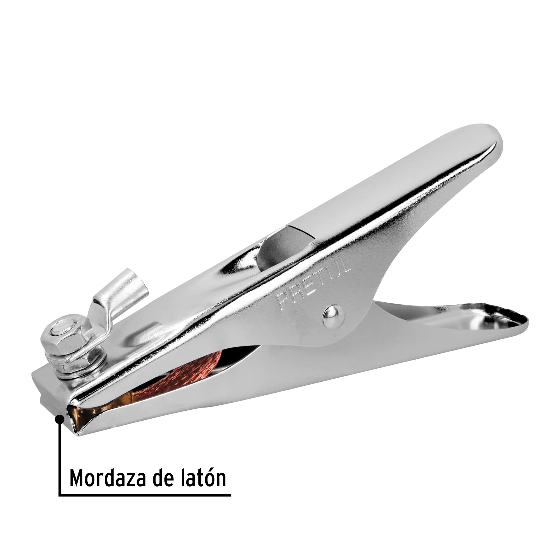 Pinza para tierra de 500 Amperes, PRETUL PRETUL