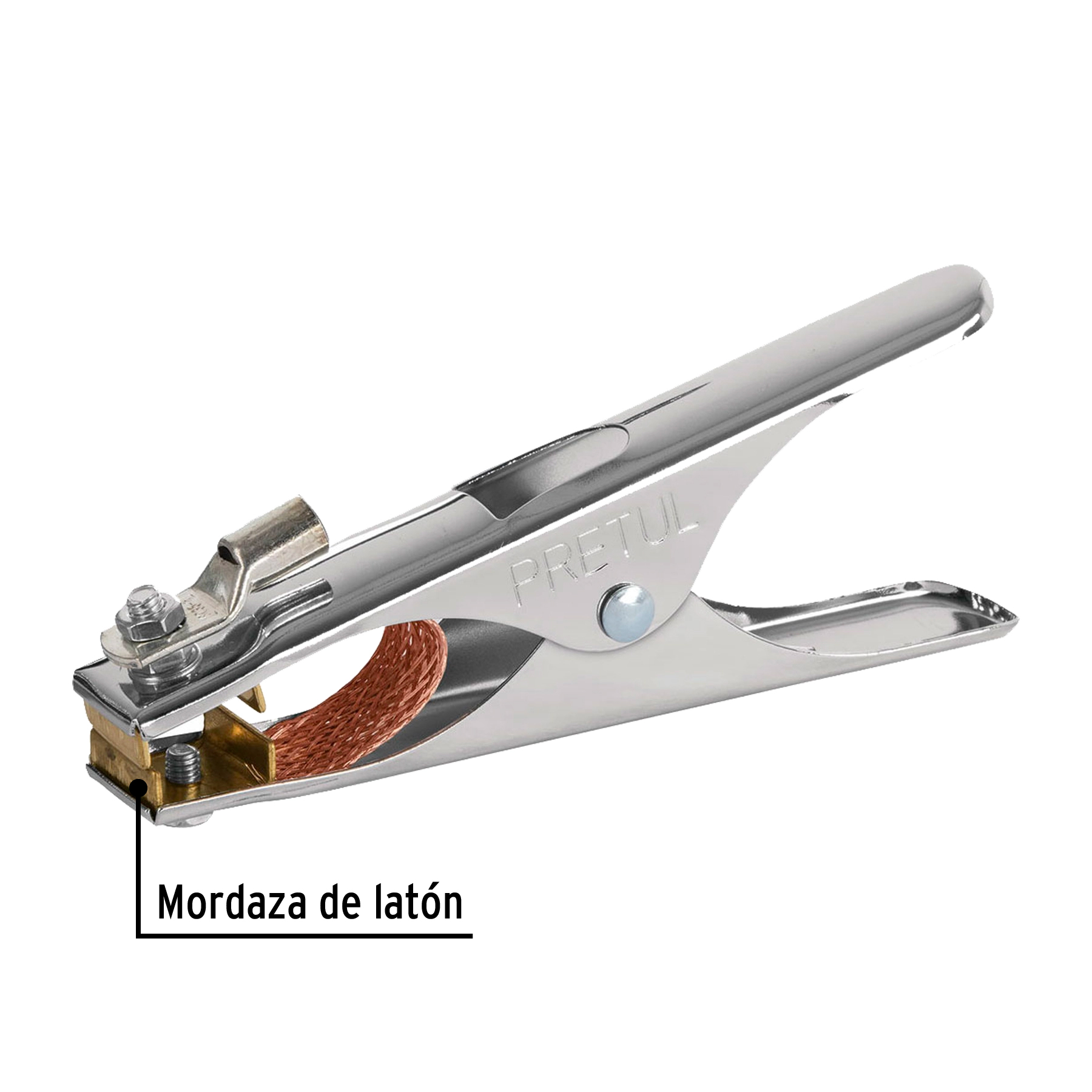 Pinza para tierra de 300 Amperes, PRETUL PRETUL