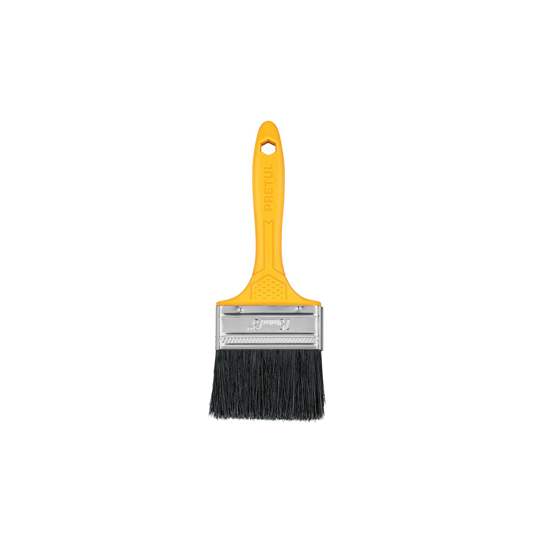 Brocha uso general de 3" con mango de plástico, PRETUL PRETUL
