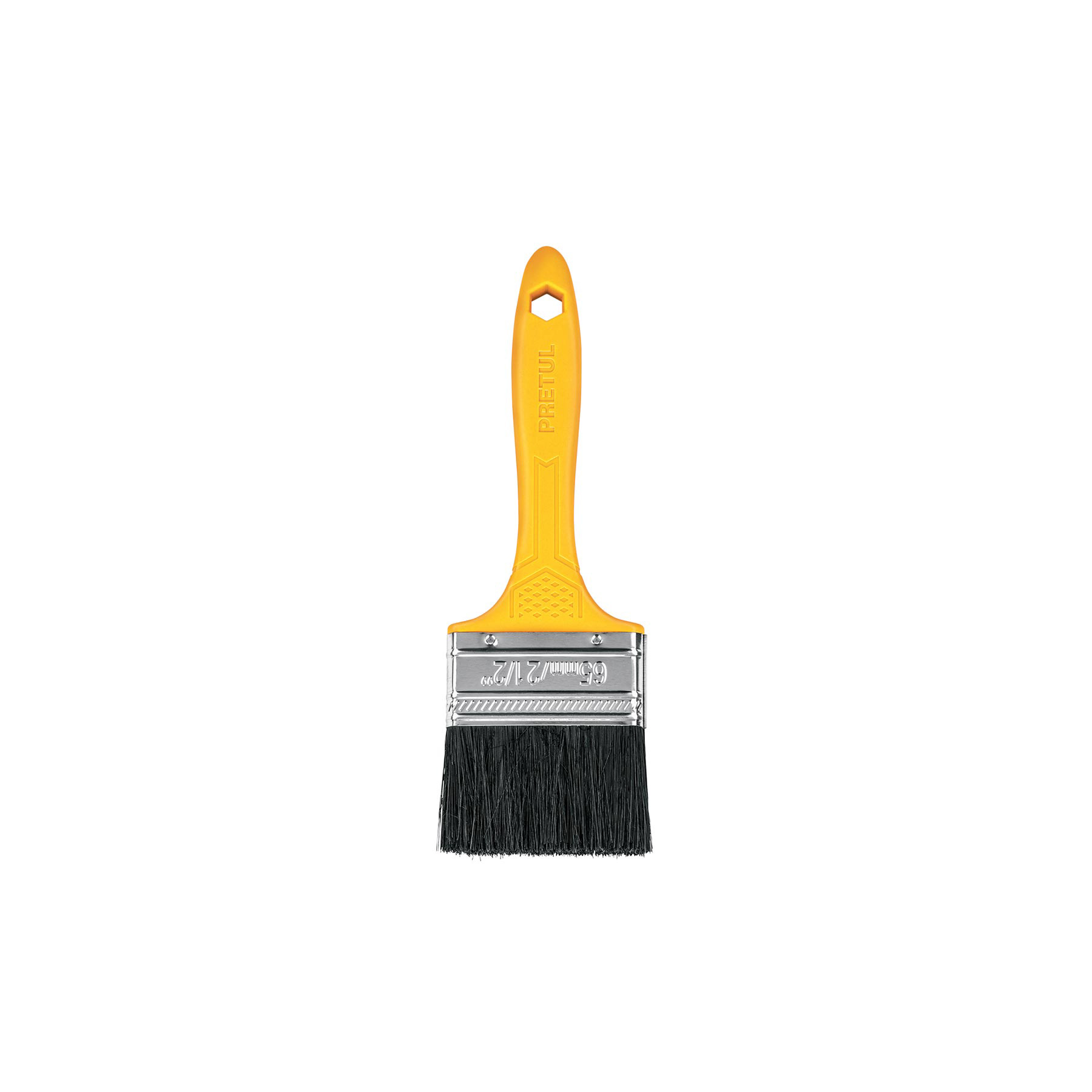 Brocha uso general de 2-1/2" con mango de plástico, PRETUL PRETUL