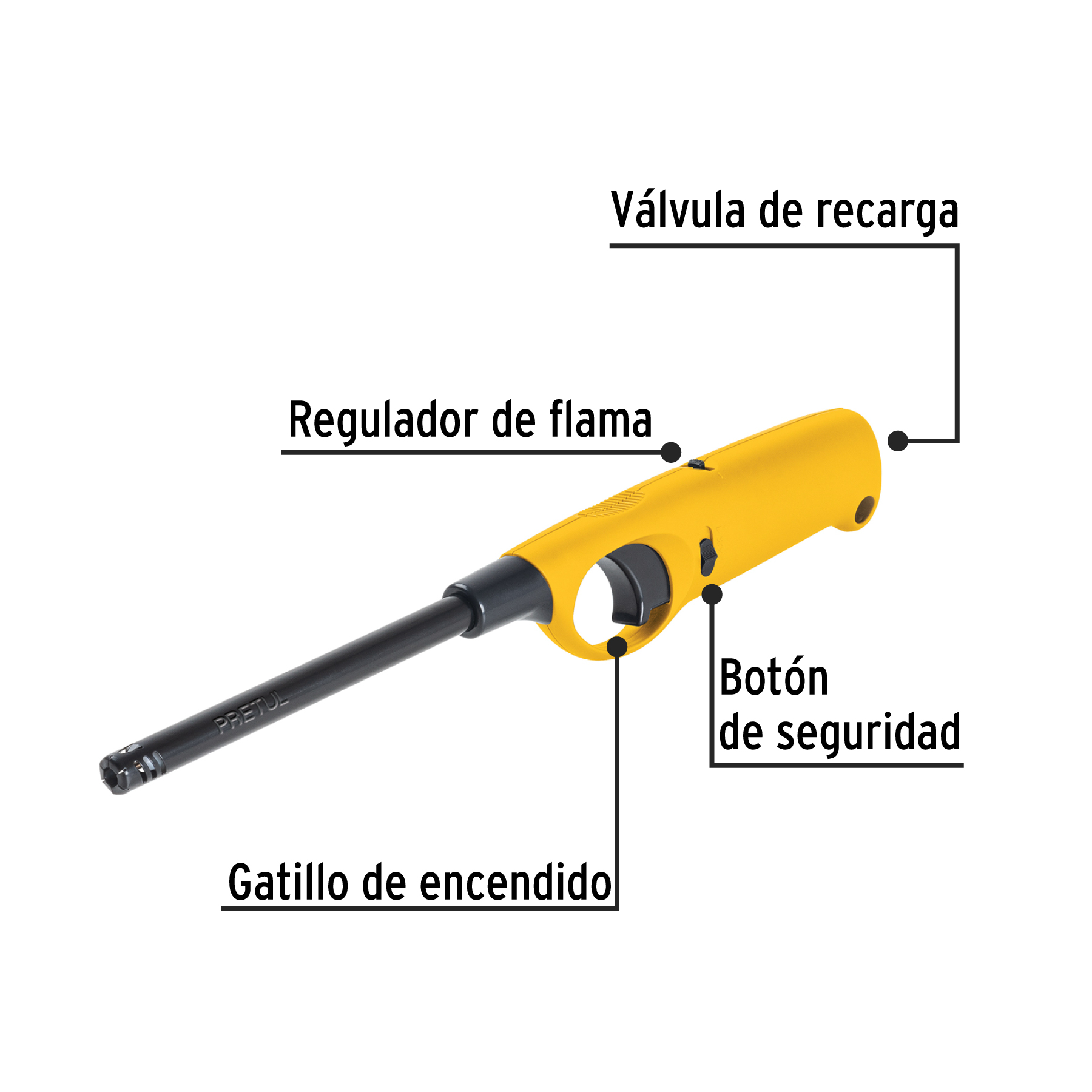Encendedor para cocina, 27 cm, Pretul PRETUL