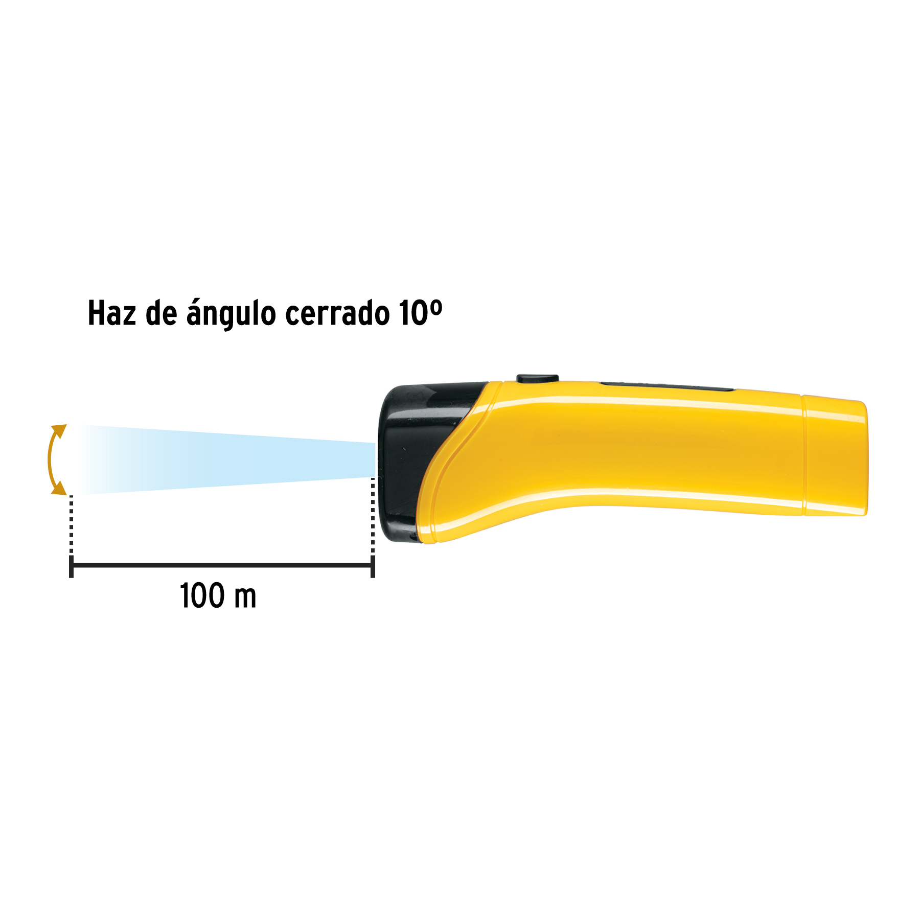 Linterna plástica de LED, 50 lm, recargable, PRETUL PRETUL