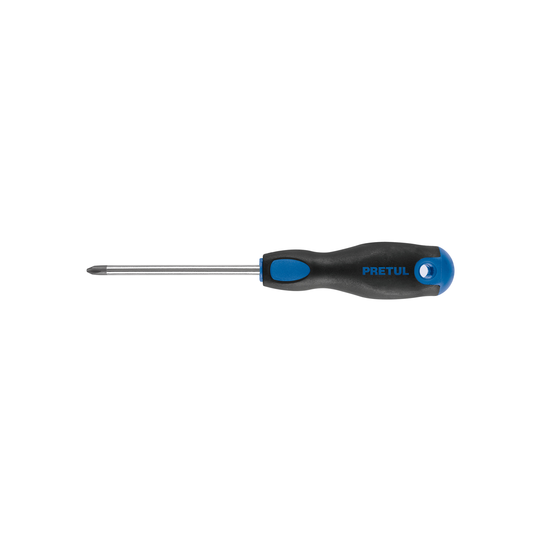 Desarmador de cruz 1/4" x 4" mango Comfort Grip, PRETUL PRETUL