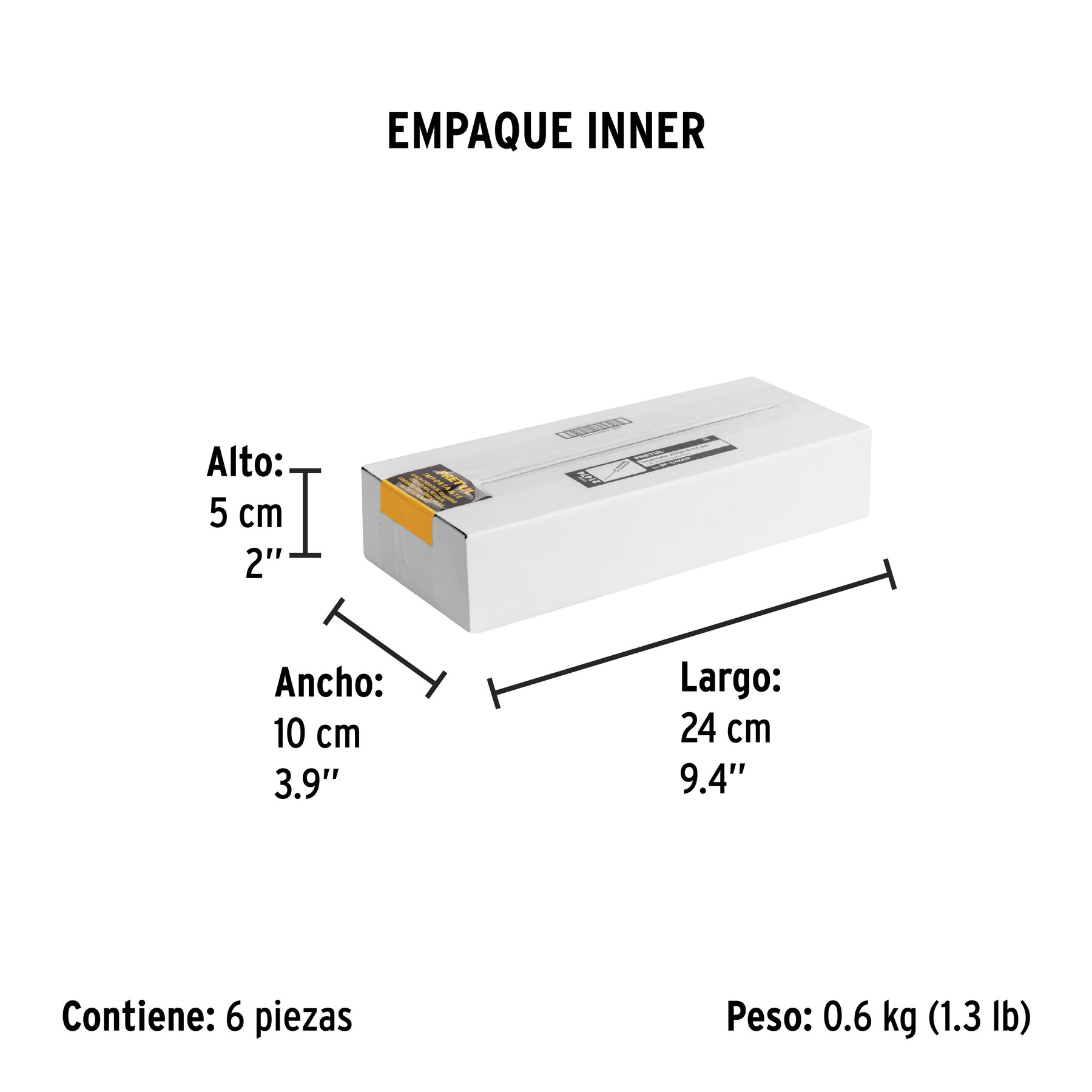 Desarmador de cruz 1/4 x 4" mango de PVC, PRETUL PRETUL