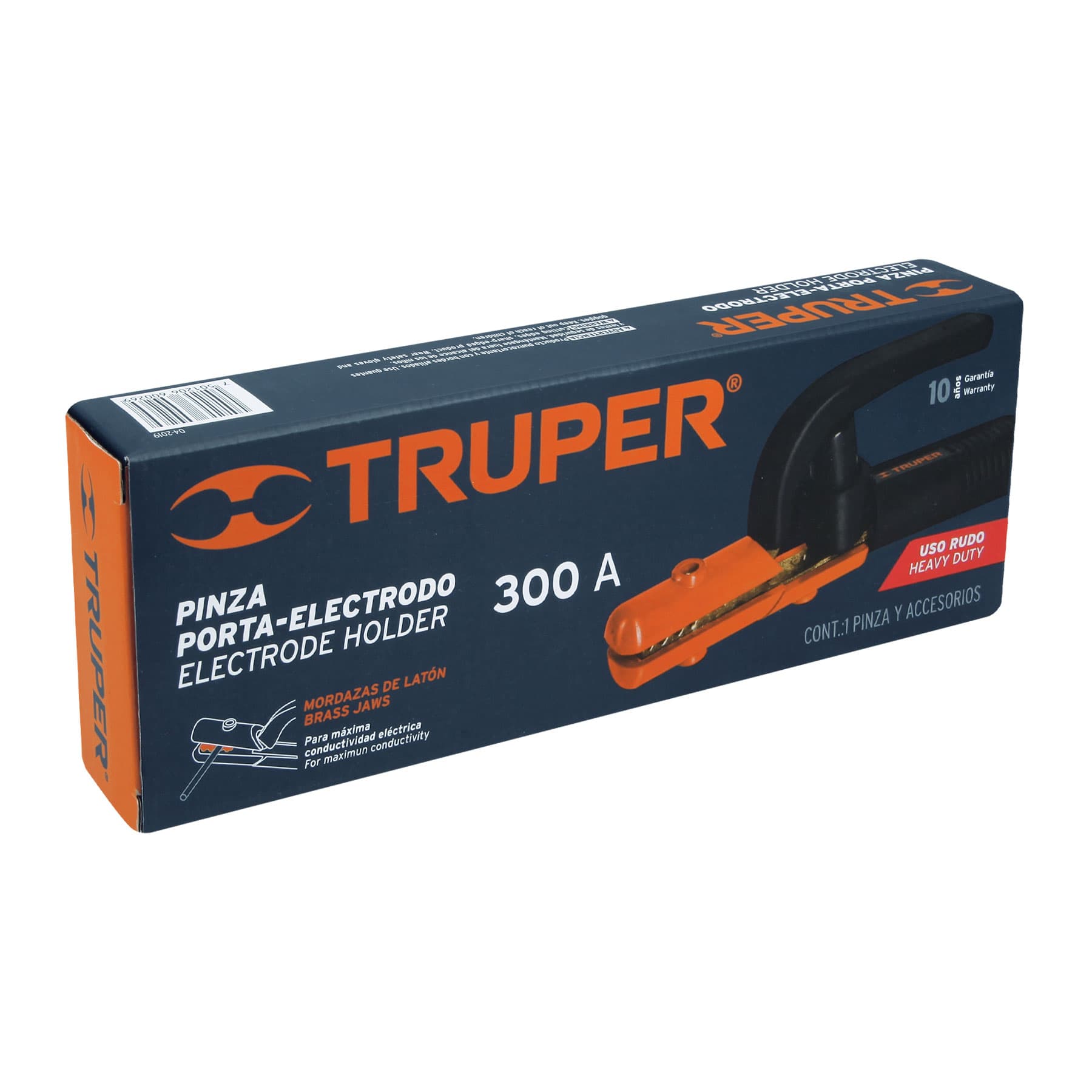 Pinza porta electrodo de 300 A, TRUPER TRUPER