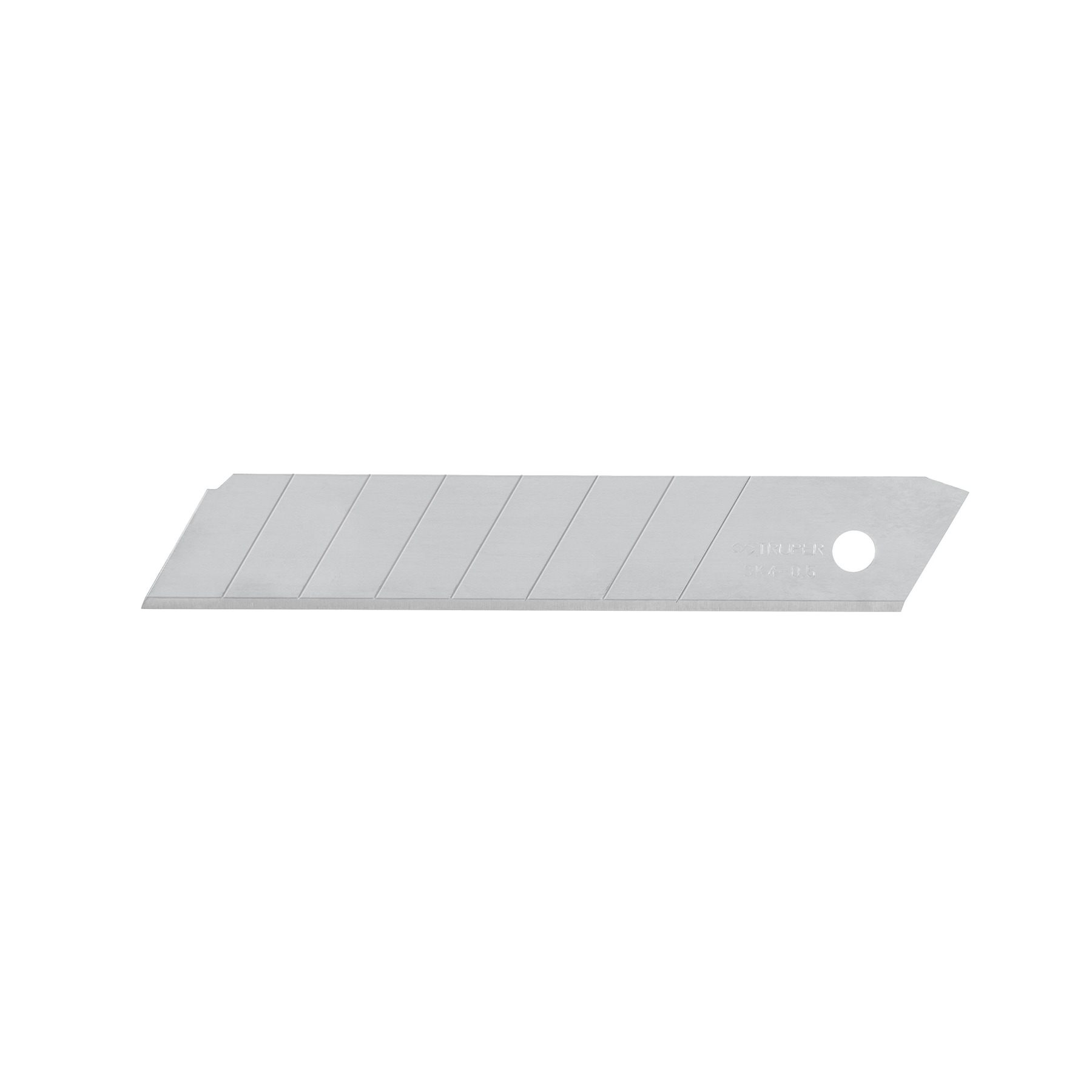 Estuche con 10 cuchillas SK4 de 18 mm para cutter, TRUPER TRUPER