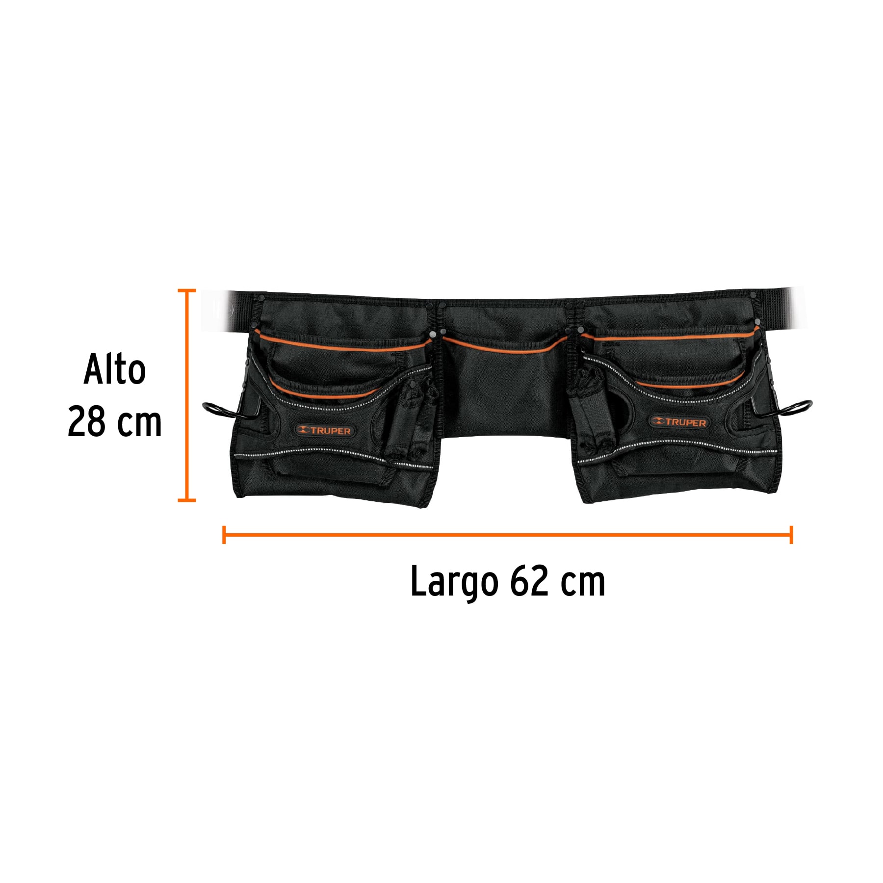 Porta herramientas de poliéster, 20 compartimentos, TRUPER TRUPER