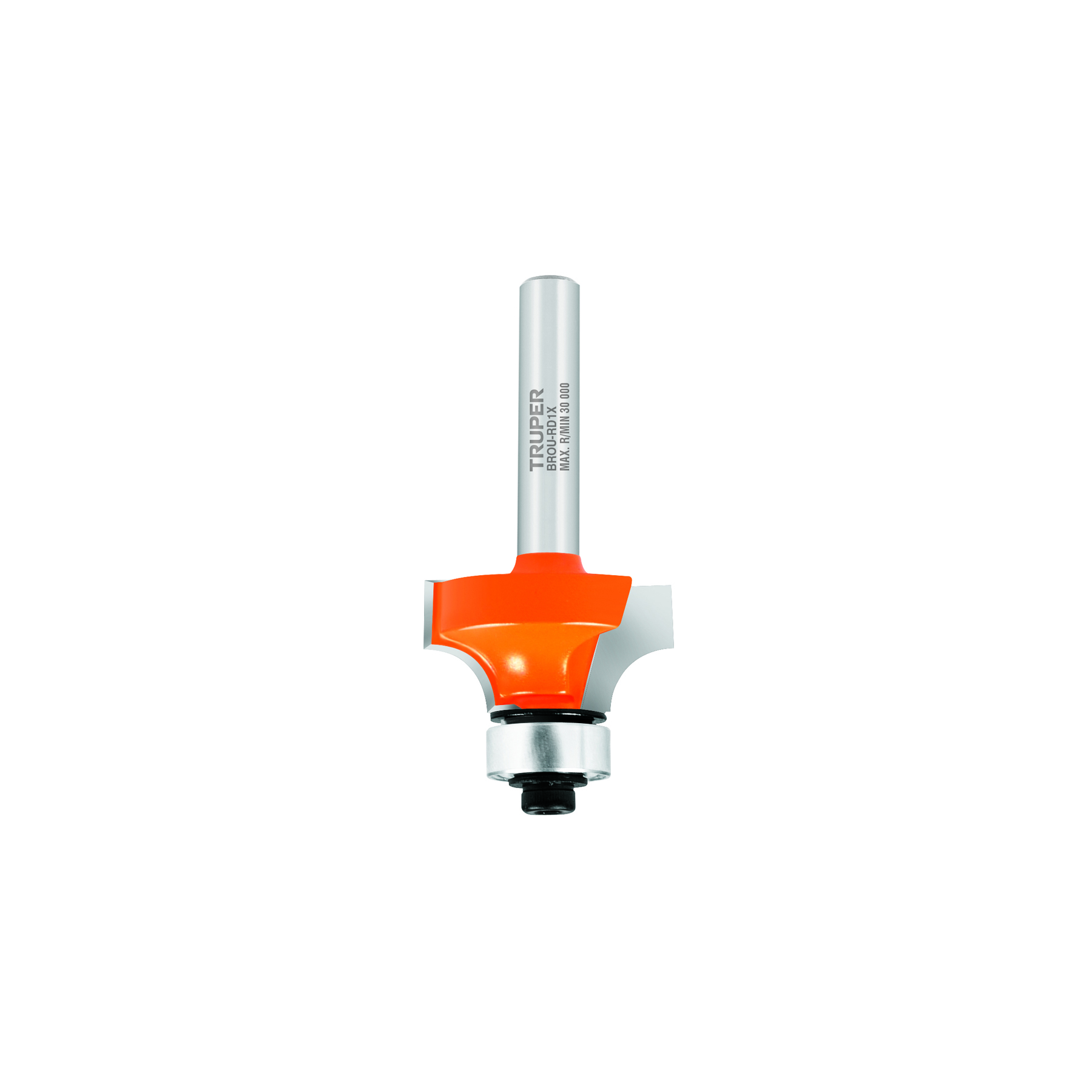 Broca para router, redondeado, 1" con balero, TRUPER TRUPER