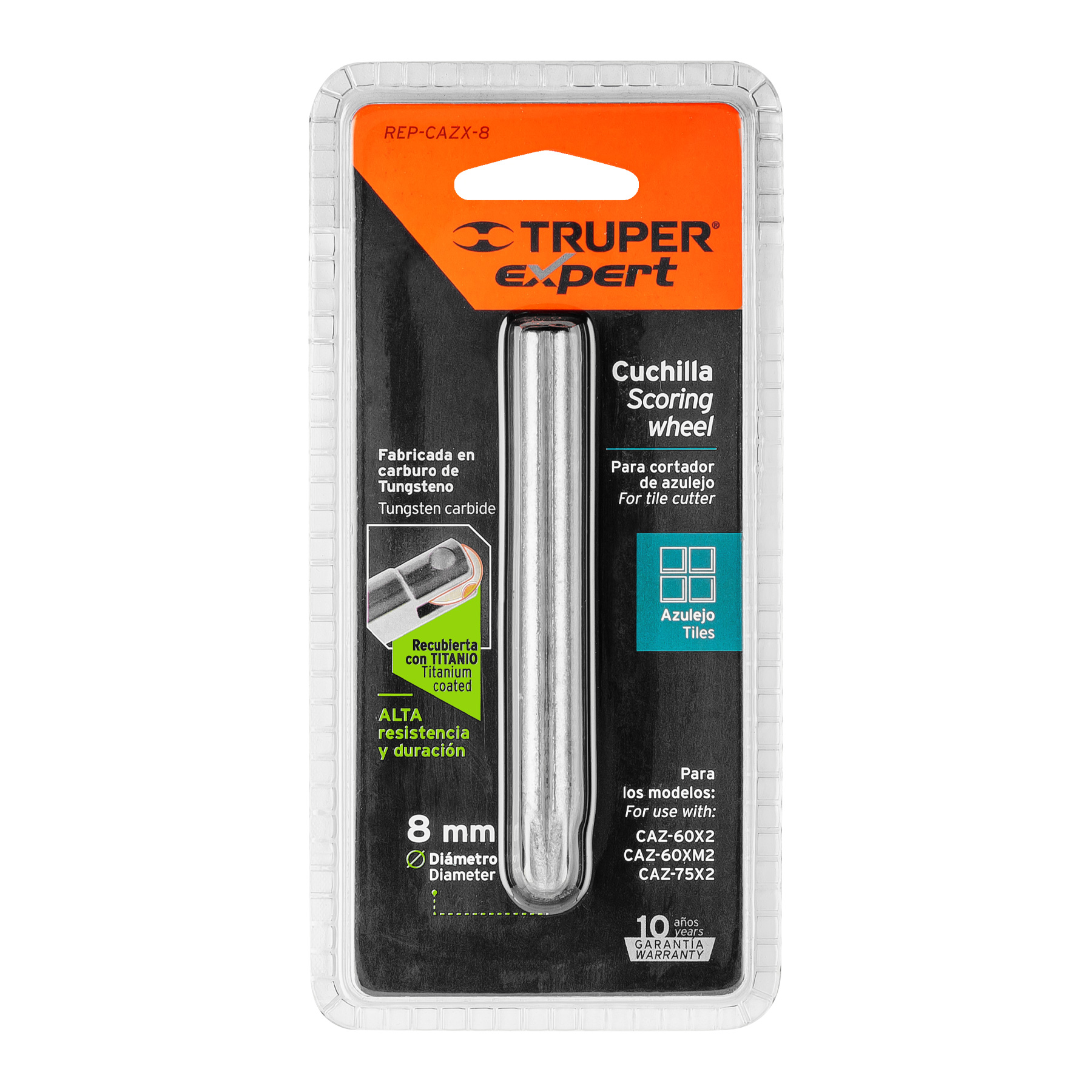 Repuesto cuchilla para cortador de azulejo, 8 mm, EXPERT TRUPER