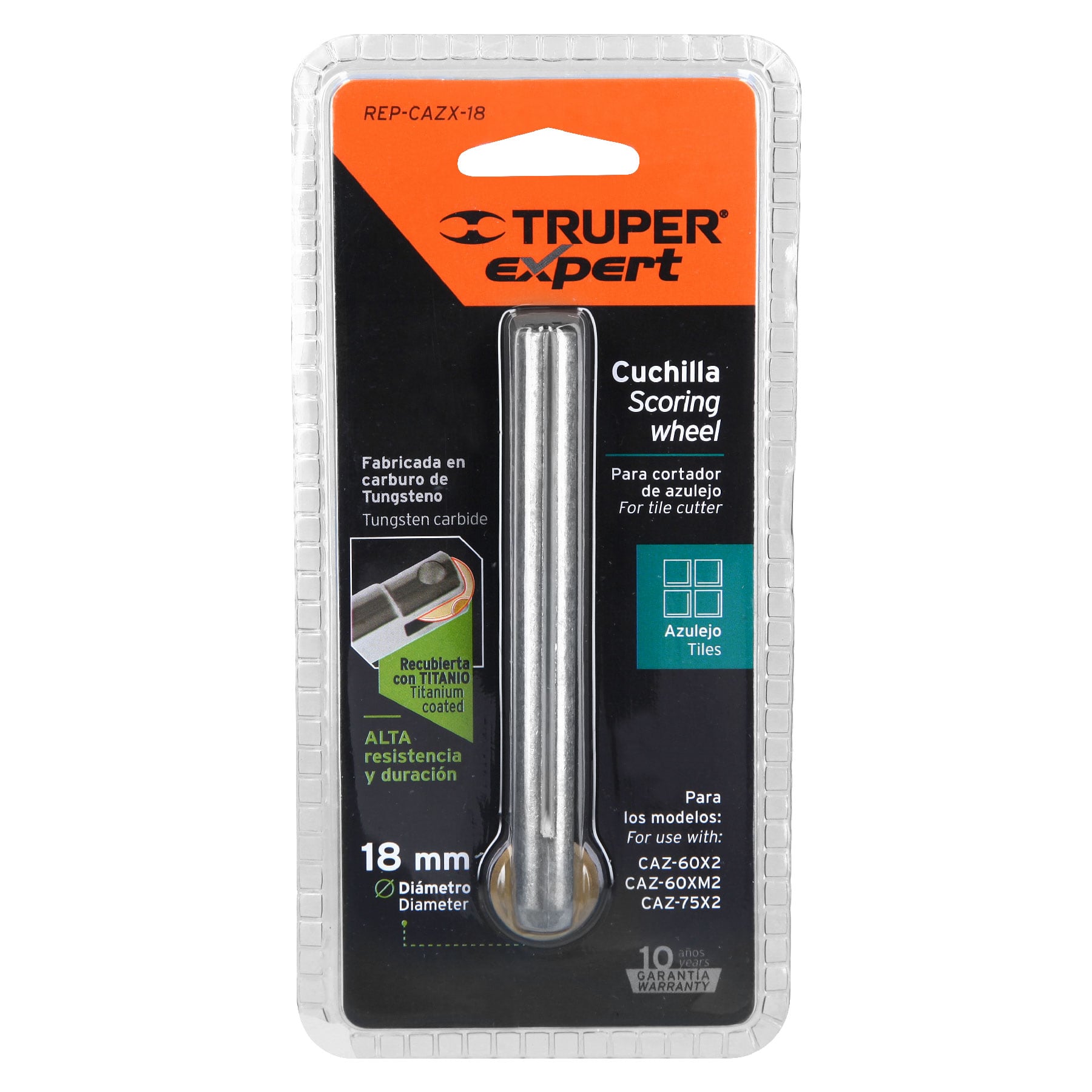 Repuesto cuchilla para cortador de azulejo, 18 mm, EXPERT TRUPER