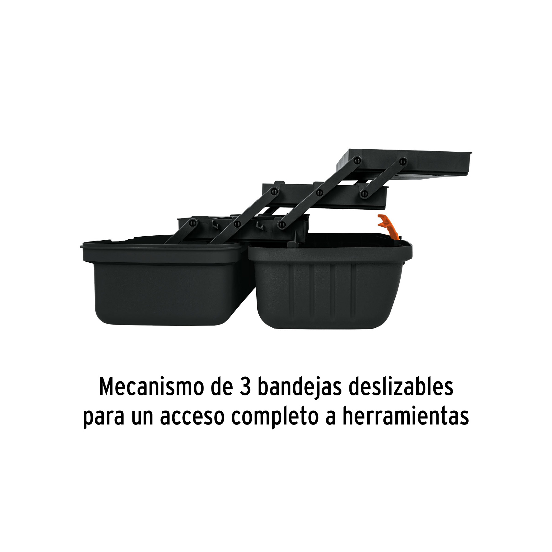 Caja para pesca de 16" con 3 bandejas deslizables, TRUPER TRUPER