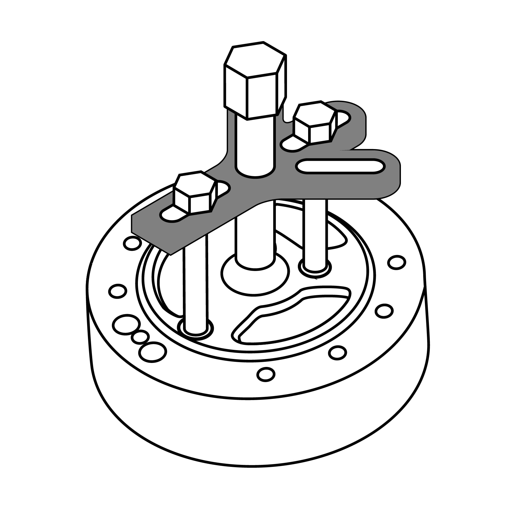 Extractor pata de gallo, 15 piezas, TRUPER TRUPER