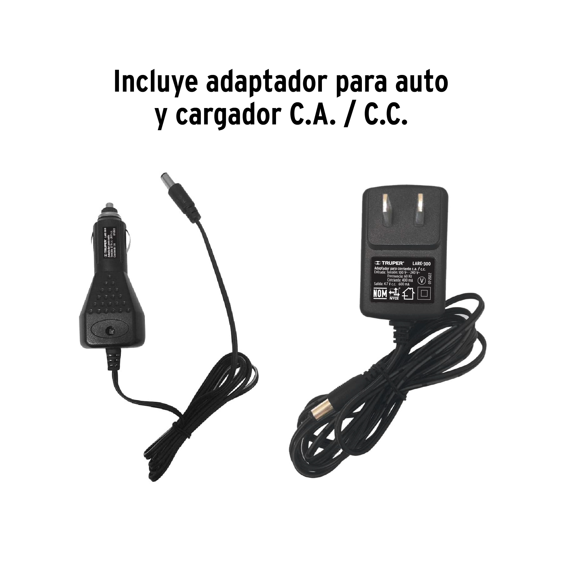 Linterna reflectora LED 300 lm recargable, TRUPER TRUPER