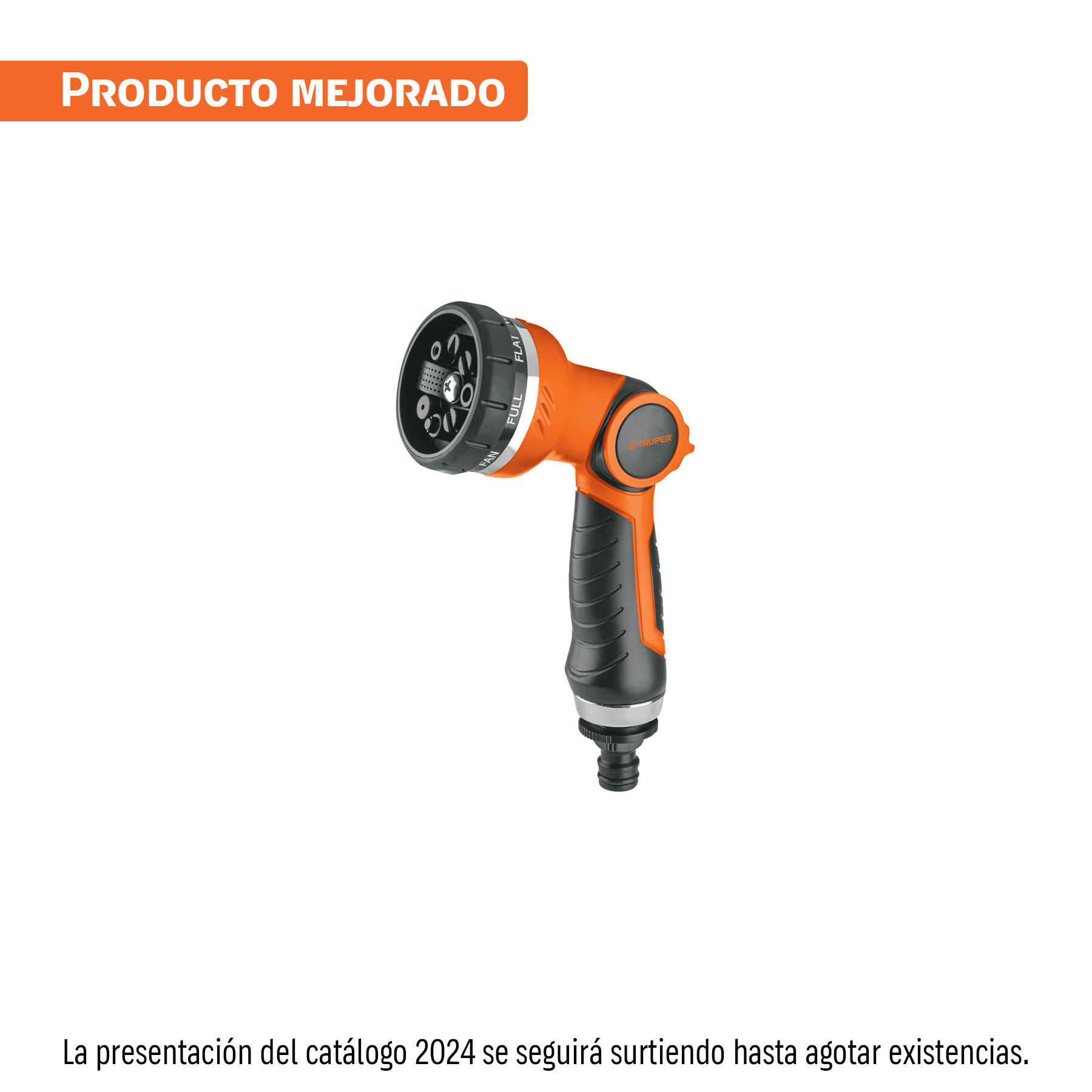 Pistola para riego de 8 funciones plástica, TRUPER TRUPER