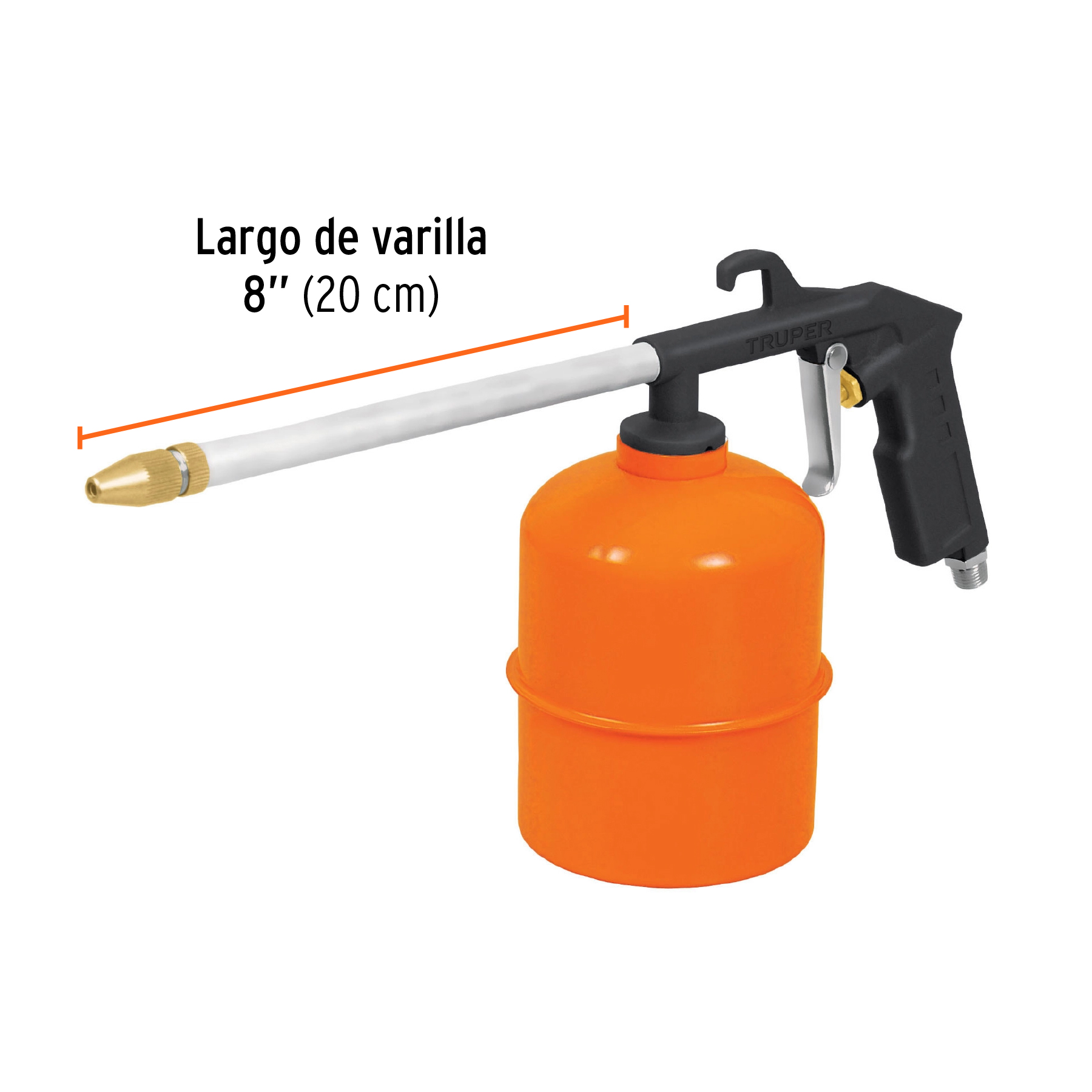 Pistola de aluminio para limpieza de motores, TRUPER TRUPER