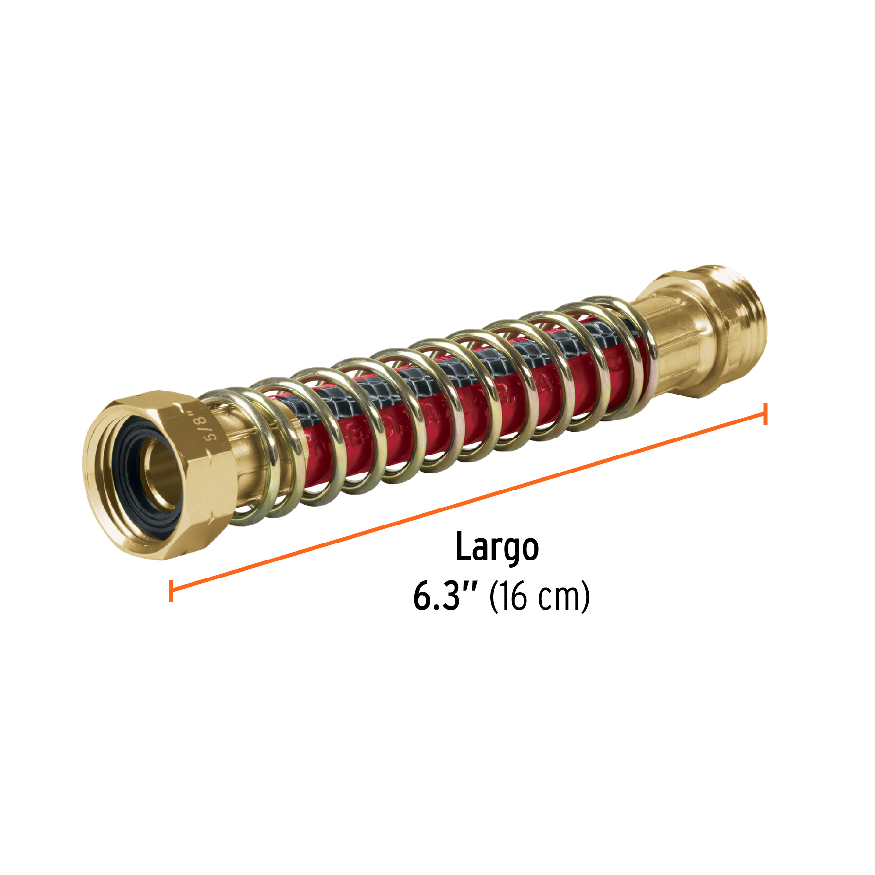 Conexión 3/4" antitorceduras para manguera, TRUPER TRUPER