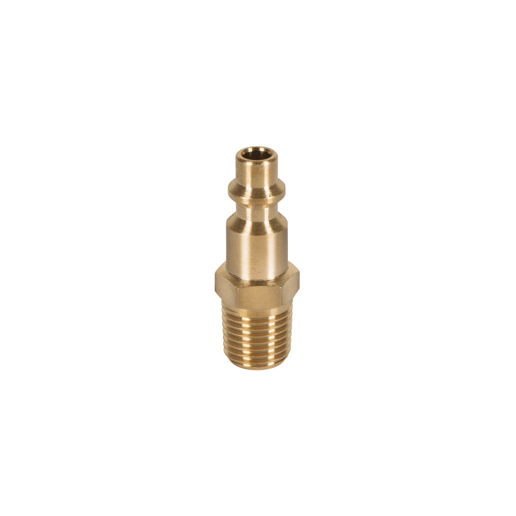 Conector rápido de latón, macho, cuerda 1/4" NPT, TRUPER TRUPER