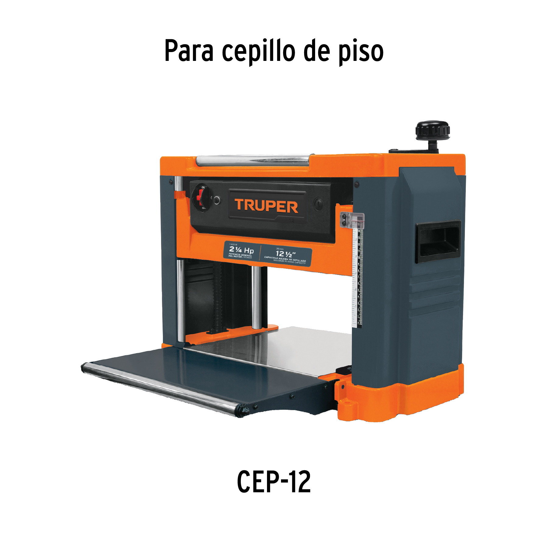 Blíster con 2 cuchillas HSS para cepillo portátil CEP-12 TRUPER