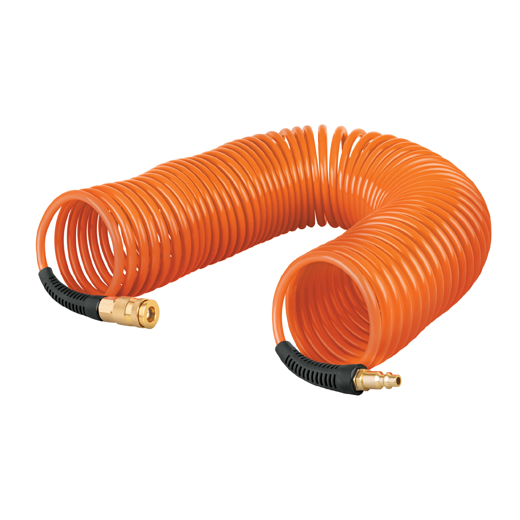 Manguera para compresor, tipo resorte, 15.2 m x 1/4", TRUPER TRUPER
