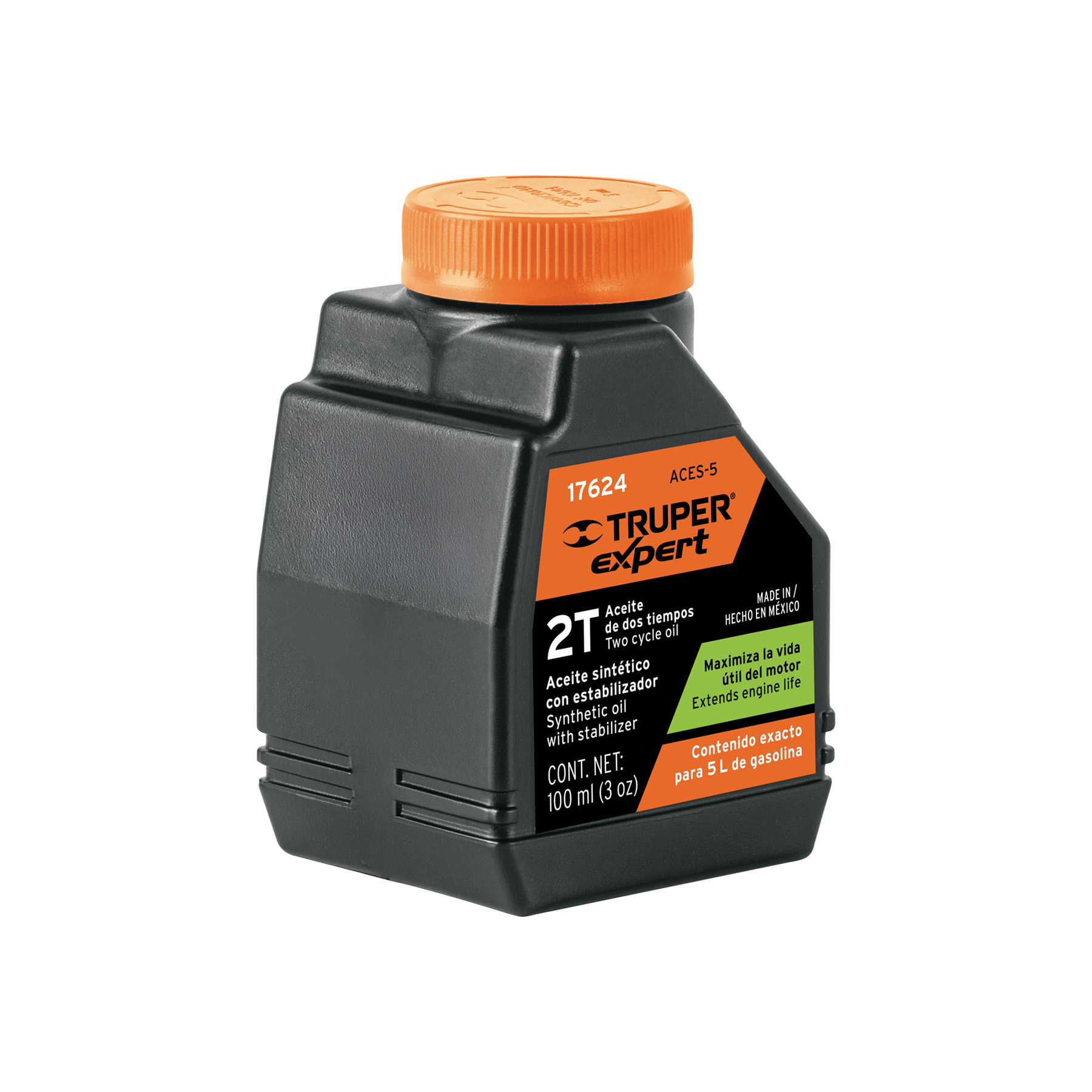Aceite sintético para motor de 2 tiempos, 100 ml TRUPER