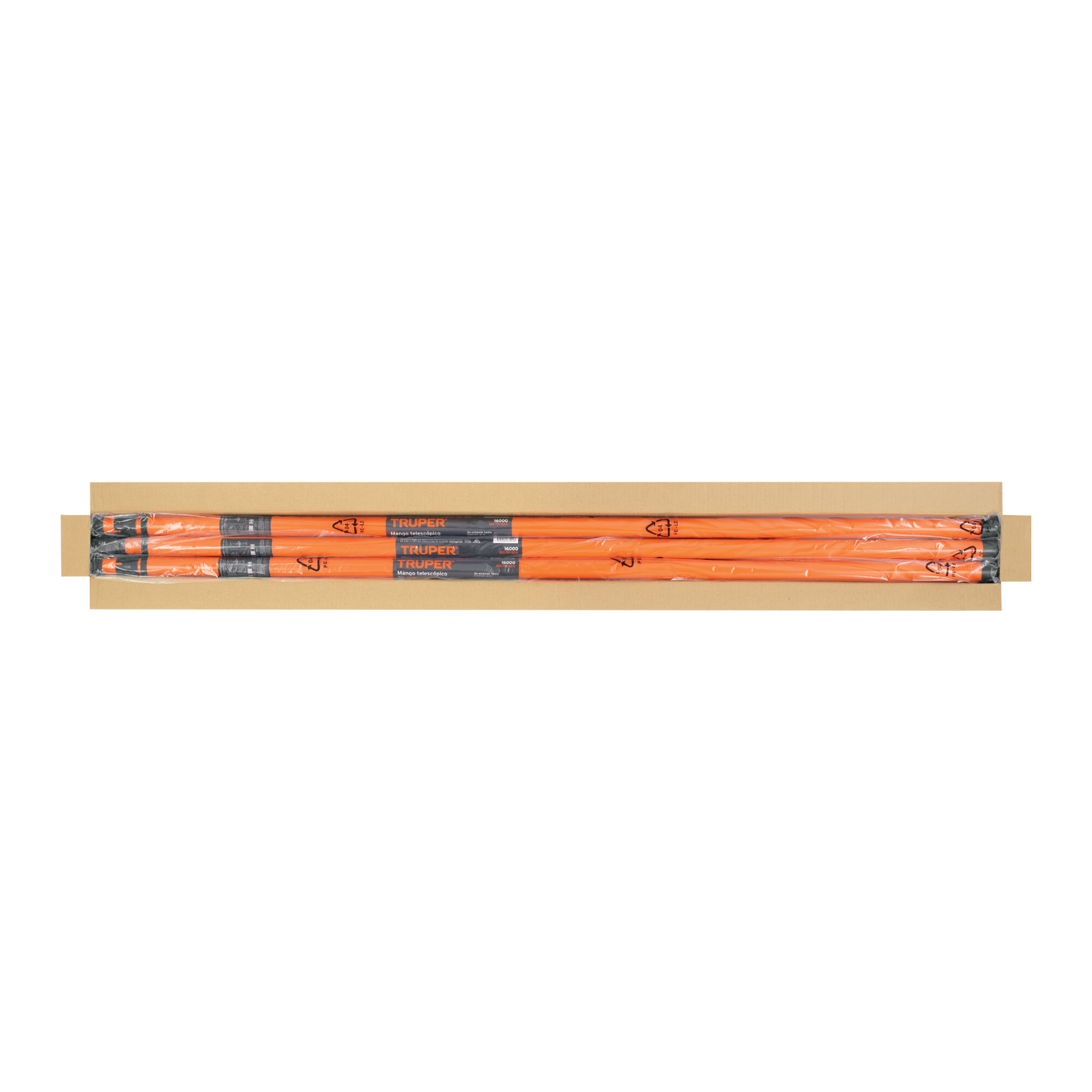 Mango telescópico de aluminio de 1.3 a 2.4 m, TRUPER TRUPER