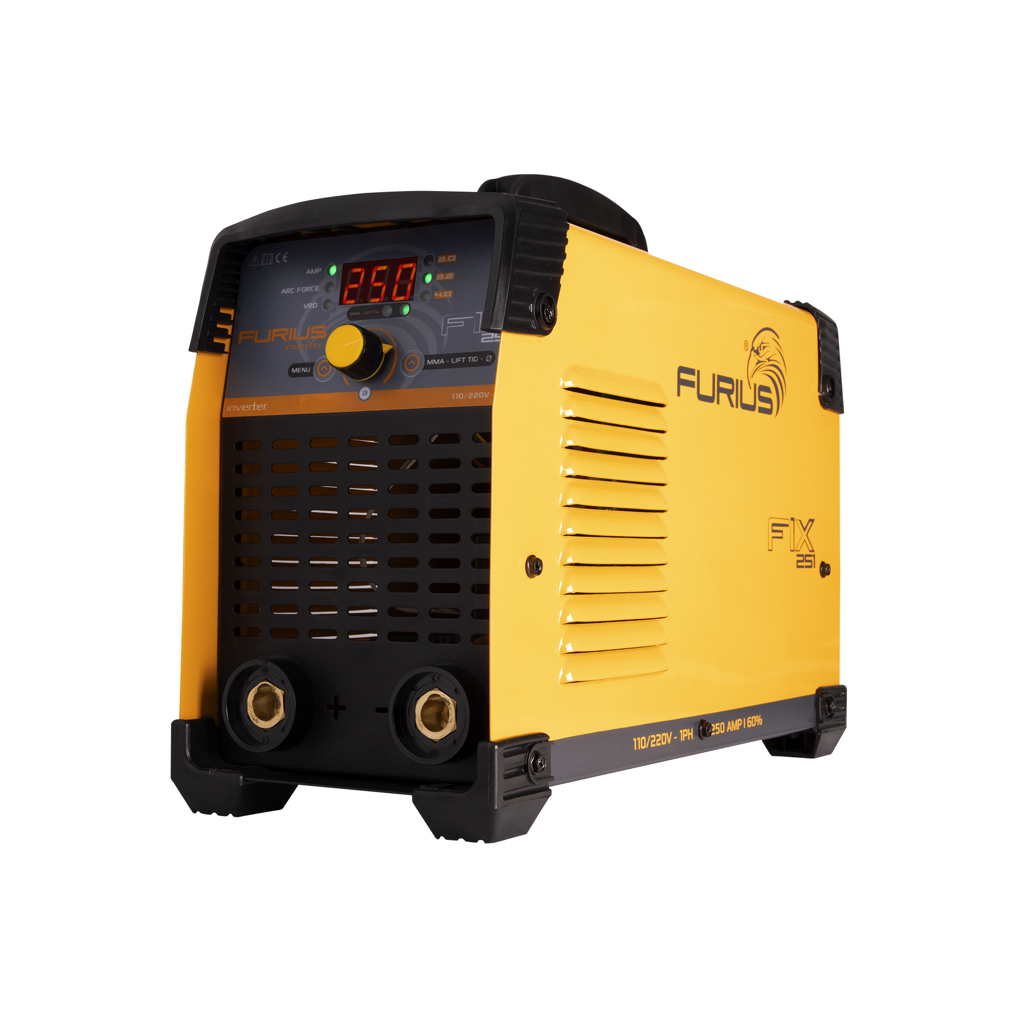 Soldador inversor 250A 110/220V . FIX 251 FURIUS