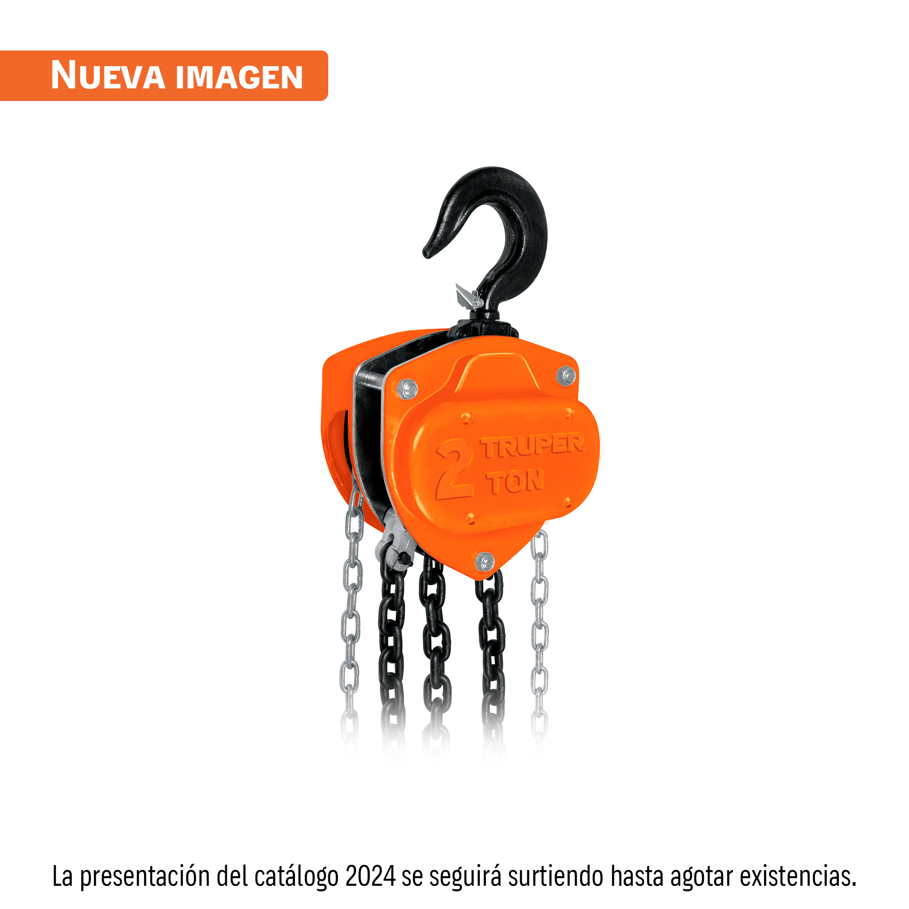 Tecle manual Polipasto de cadena de 2 ton, TRUPER TRUPER