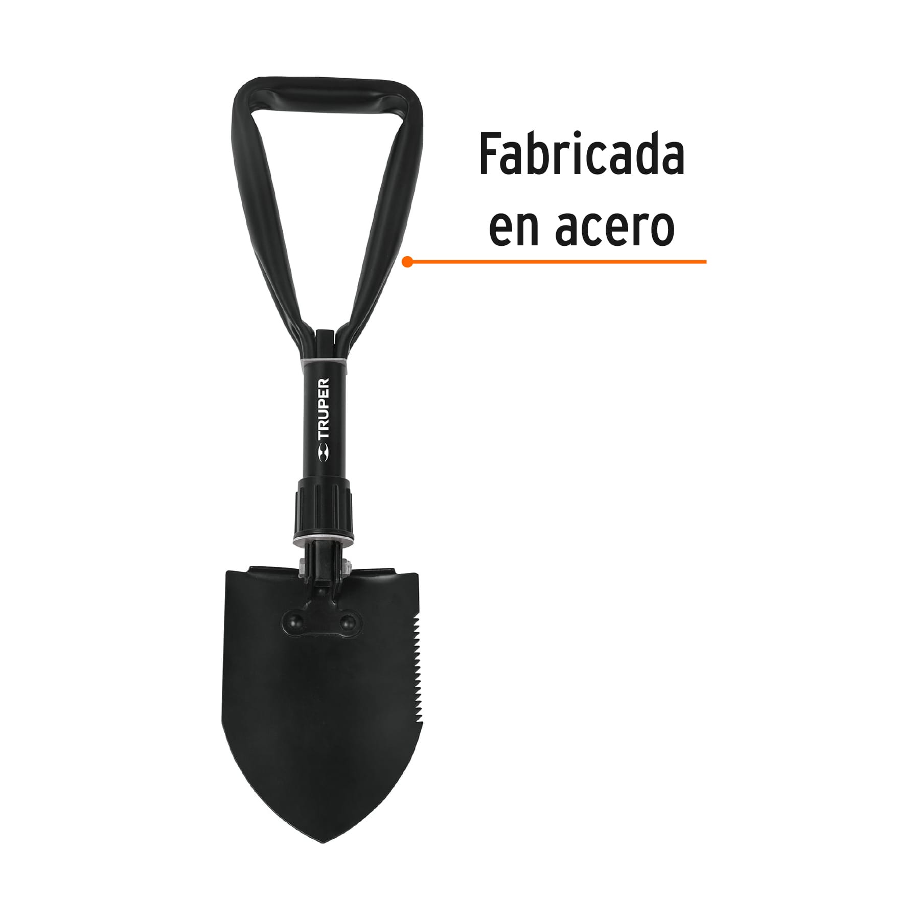 Pala plegable de 18", TRUPER TRUPER
