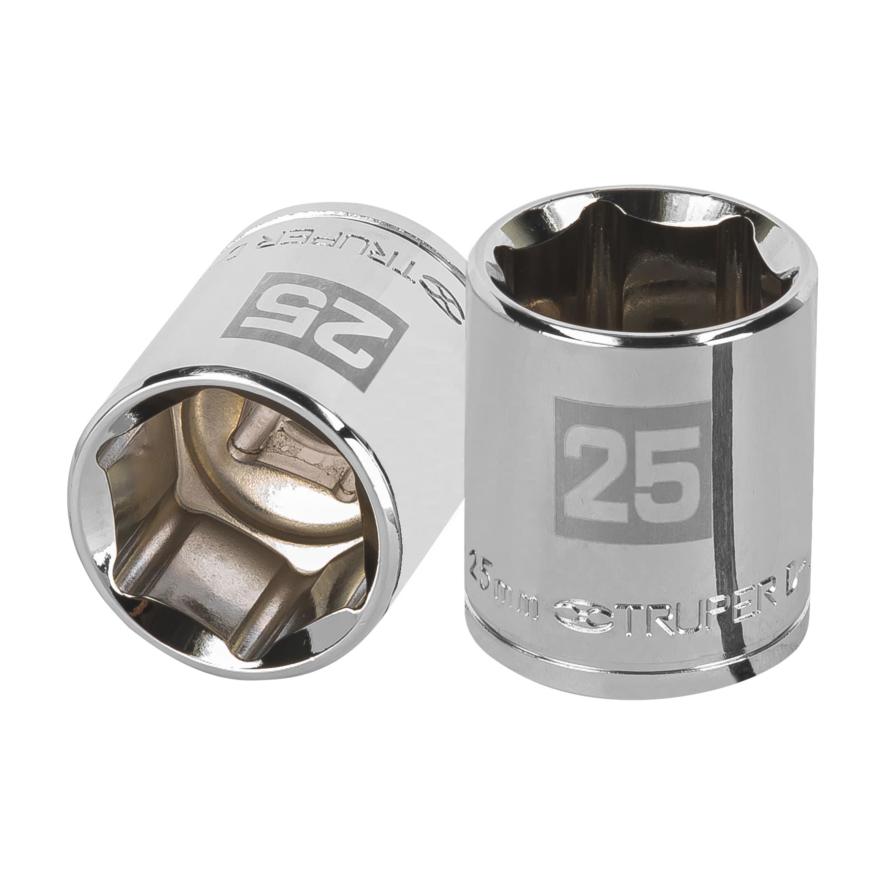 Dado de 25 mm, 6 puntas, cuadro 1/2", TRUPER TRUPER