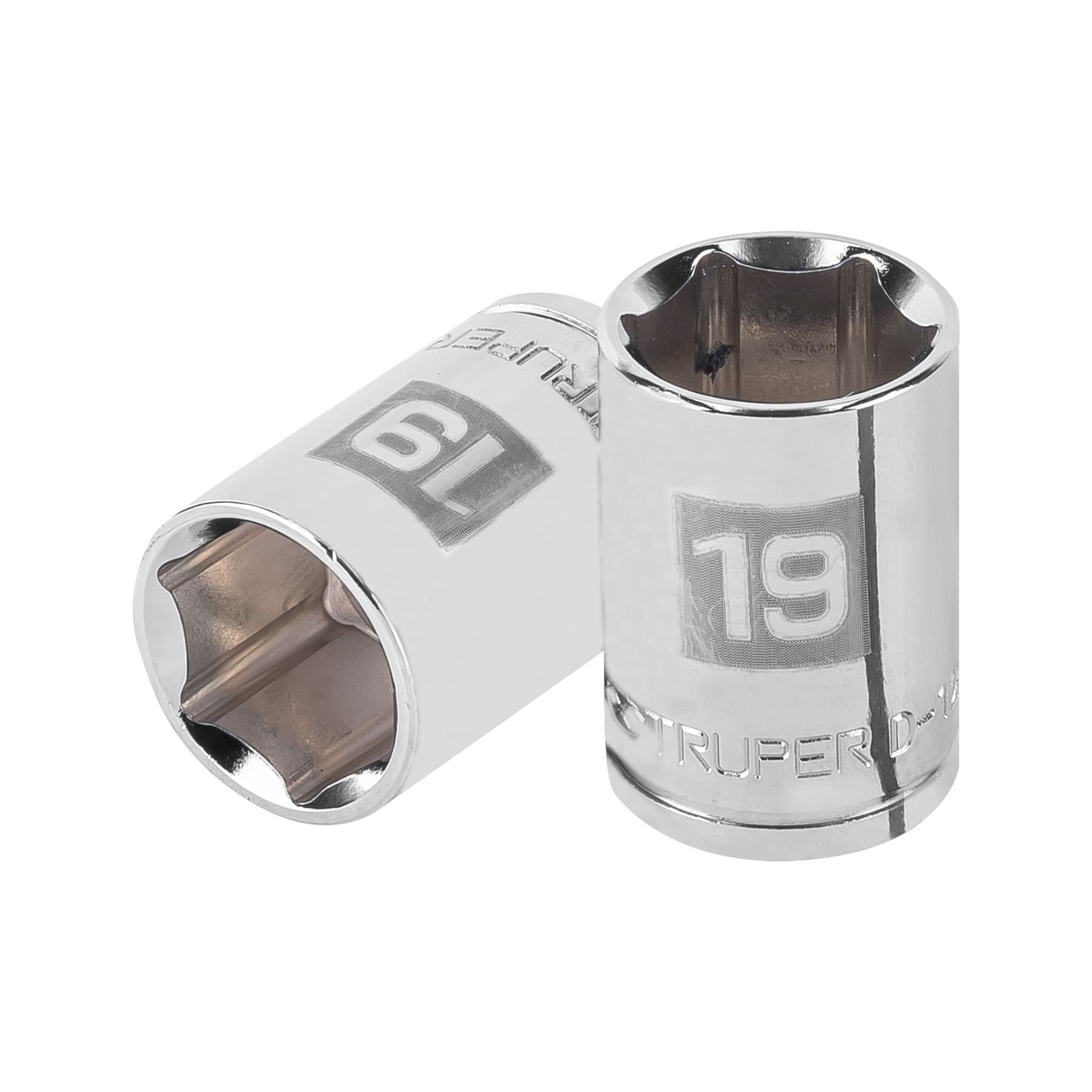 Dado de 19 mm, 6 puntas, cuadro 1/2", TRUPER TRUPER