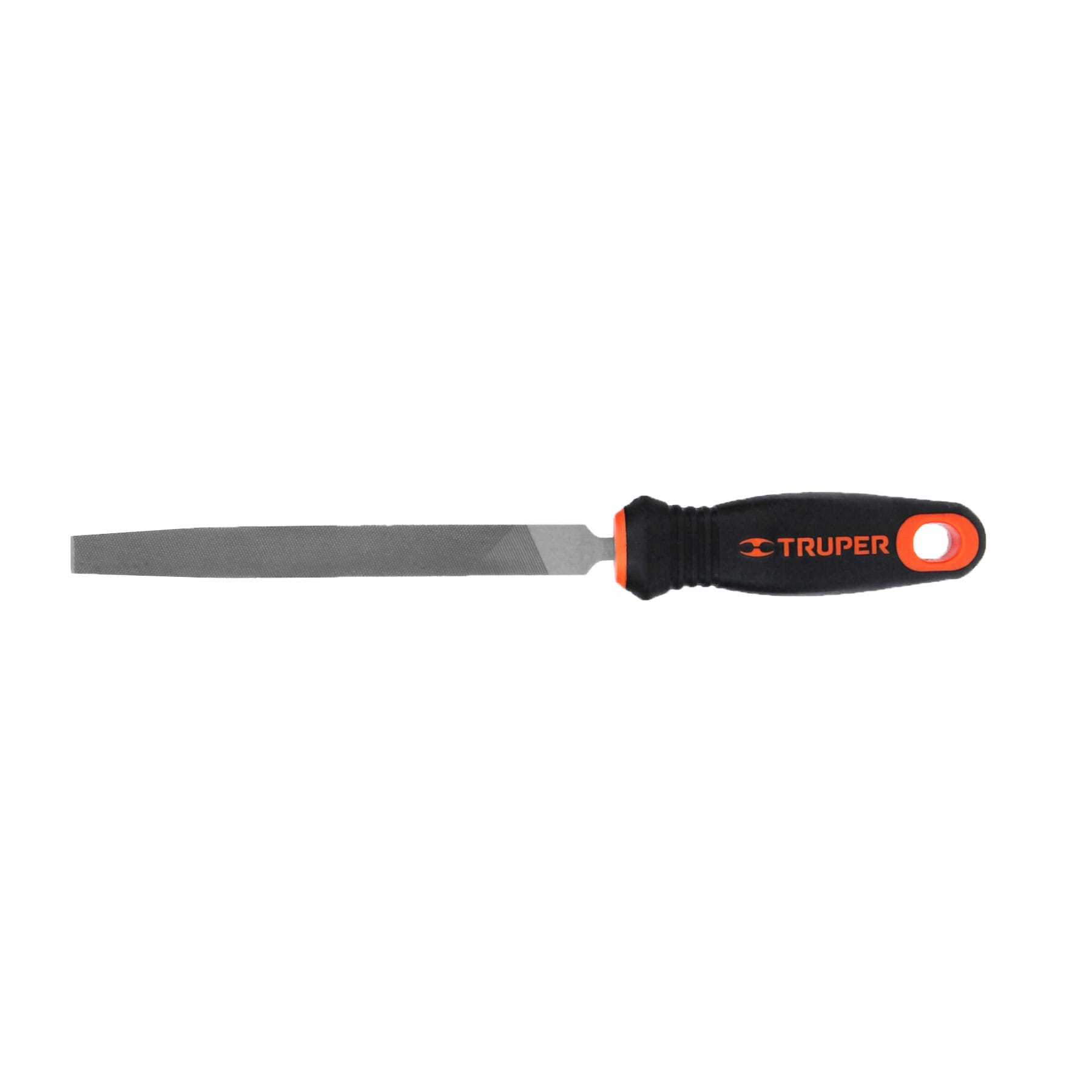 Lima plana bastarda 6" con mango Comfort Grip, TRUPER TRUPER
