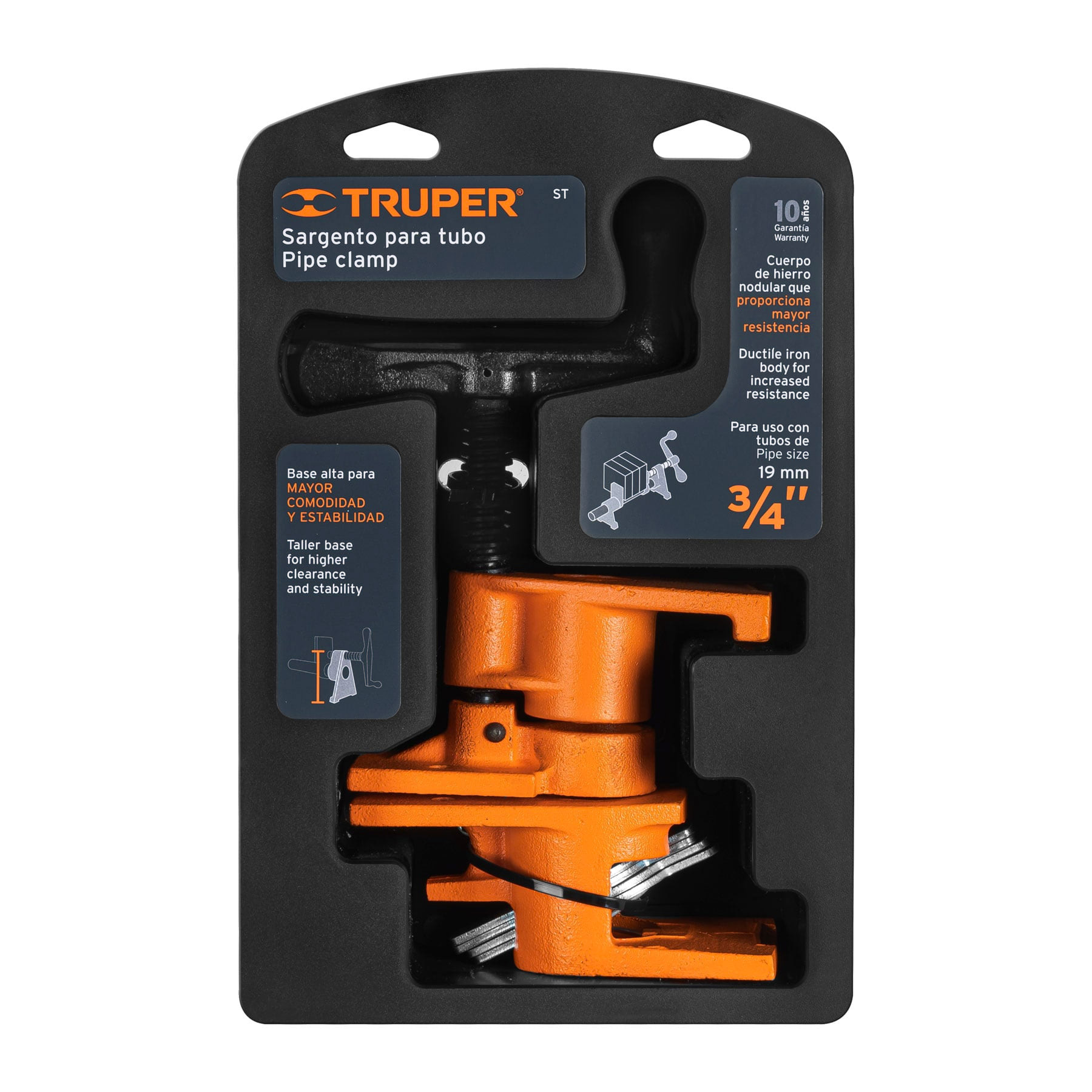 Sargento para tubo de 3/4", TRUPER TRUPER