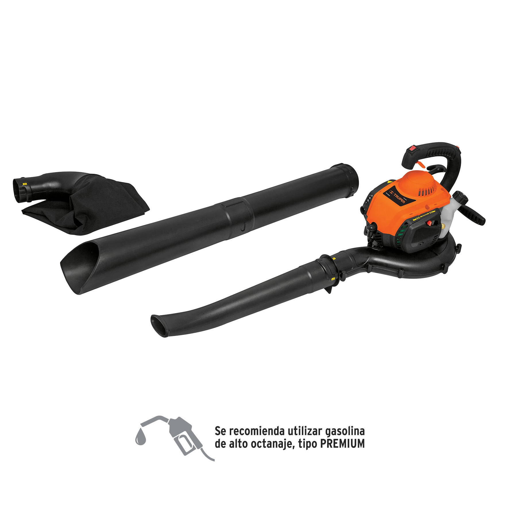 Sopladora / Aspiradora con motor de 26 cc a gasolina, TRUPER TRUPER