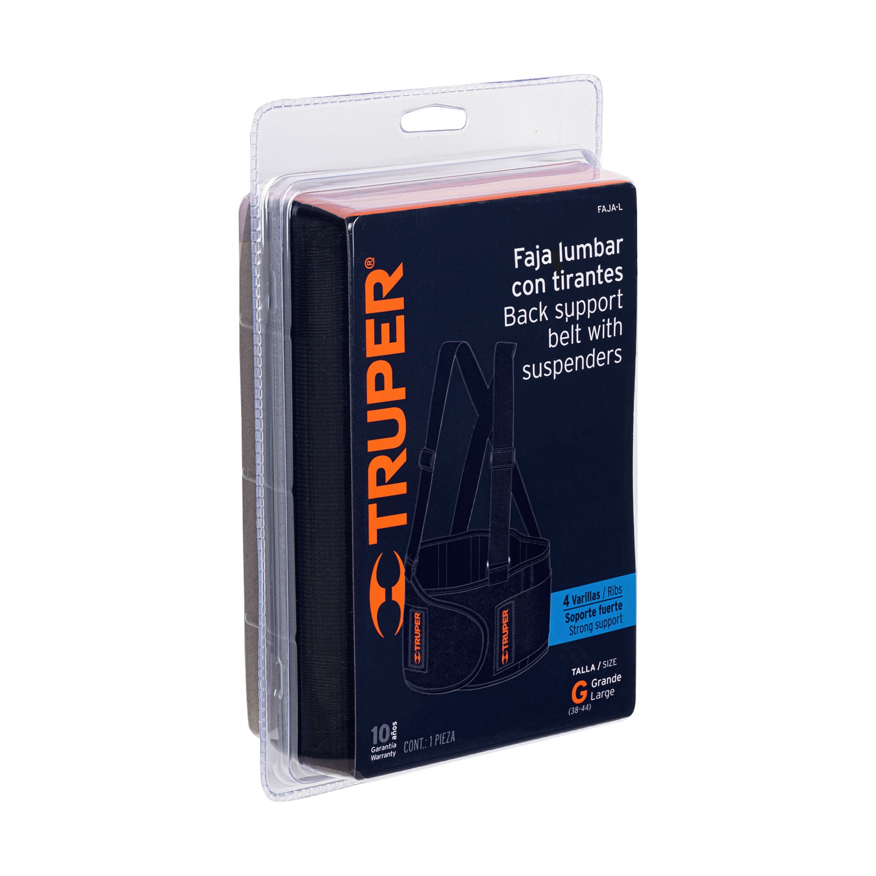 Faja lumbar, talla G, TRUPER TRUPER