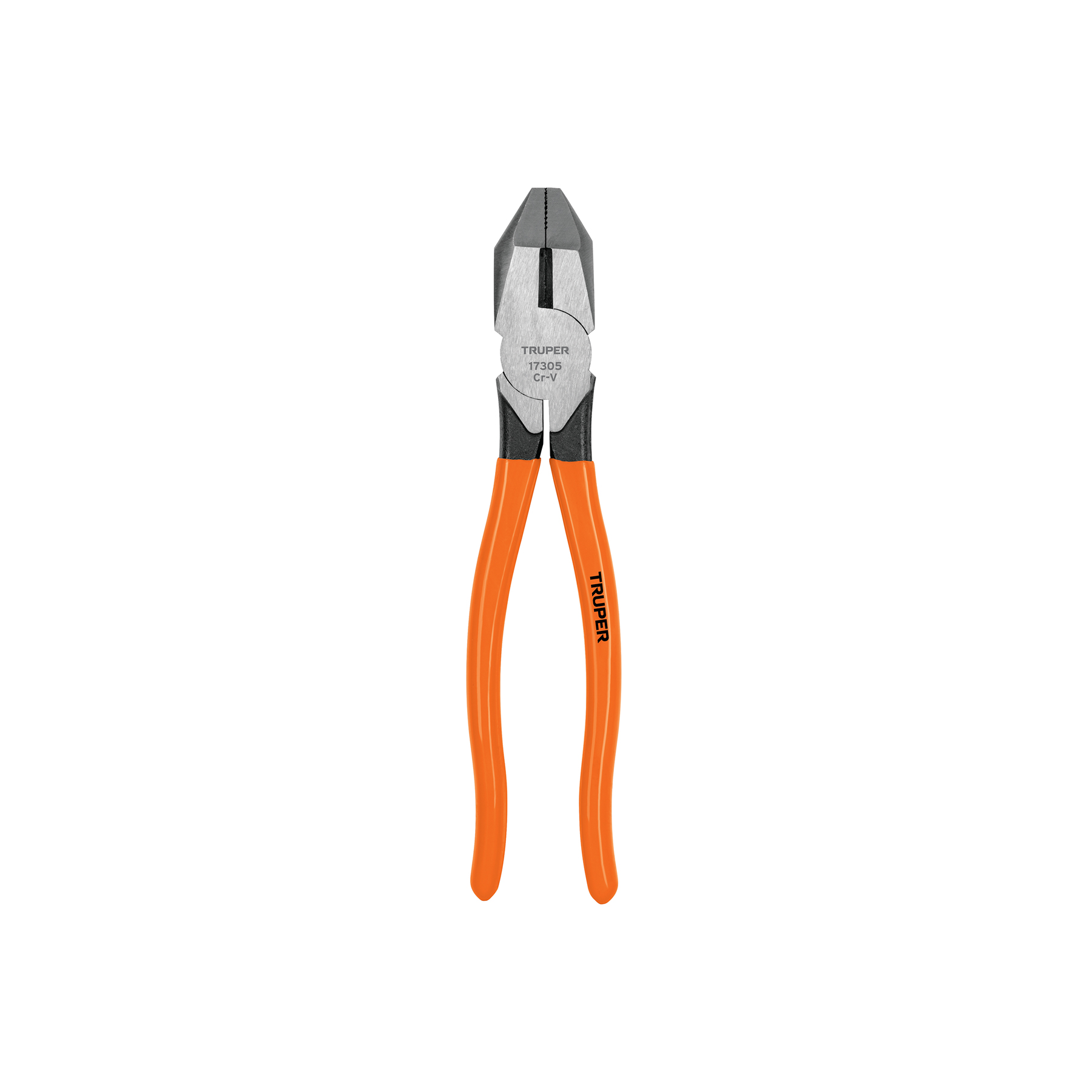 Pinza para electricista 9" uso rudo, mango PVC, TRUPER TRUPER