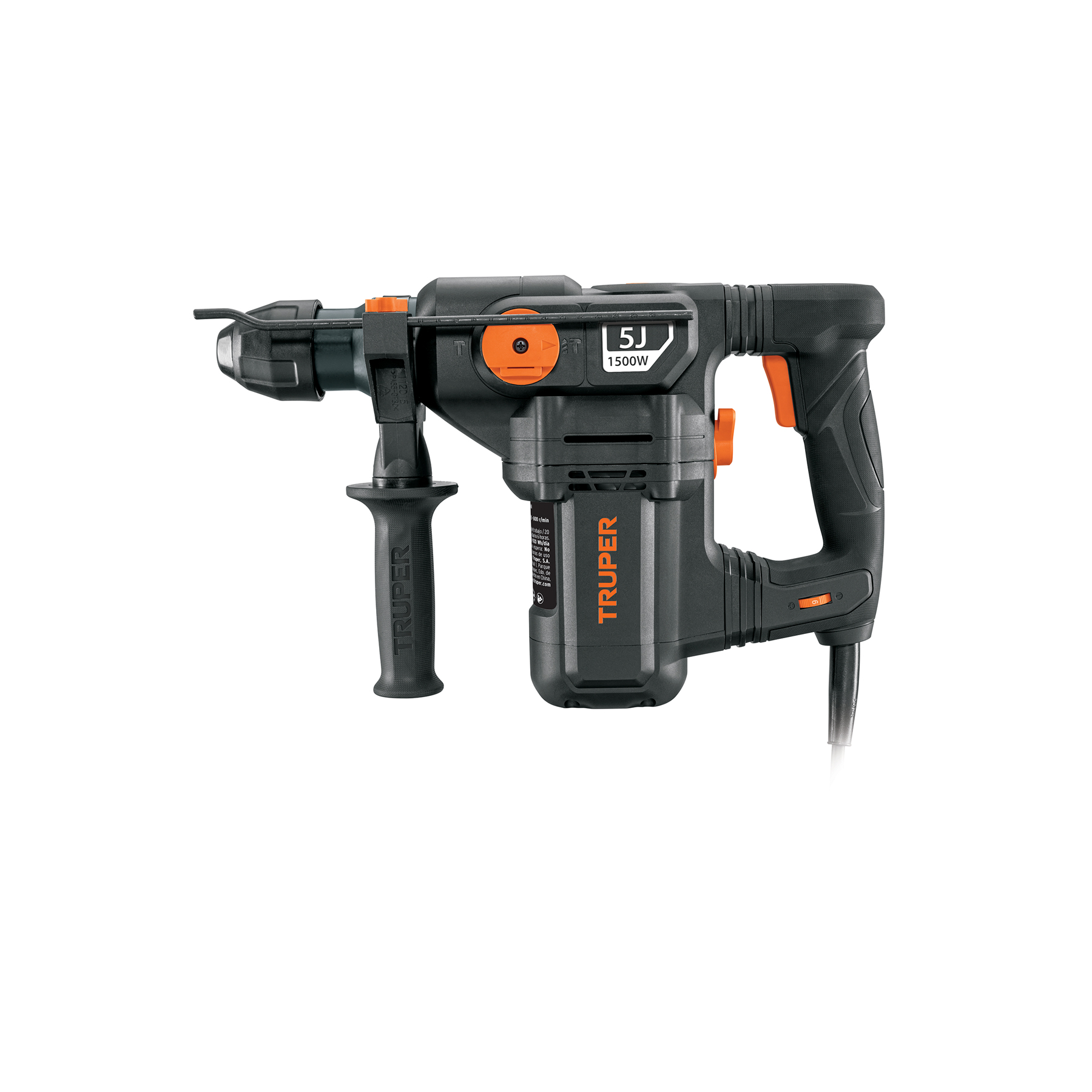 Rotomartillo SDS Plus/destornillador 5 J, 1500W, INDUSTRIAL TRUPER