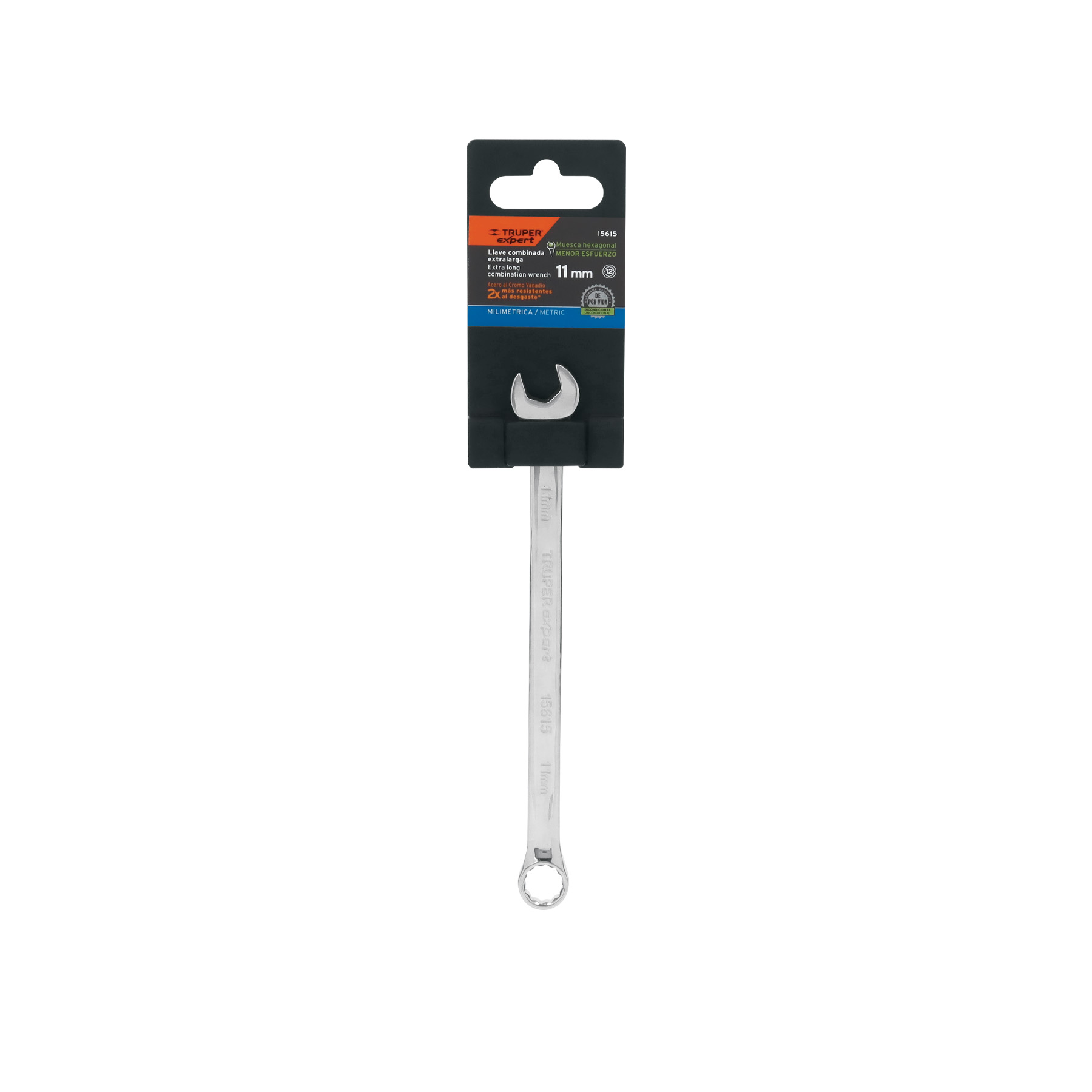 Llave combinada extralarga 11 mm x 183 mm de largo, EXPERT TRUPER