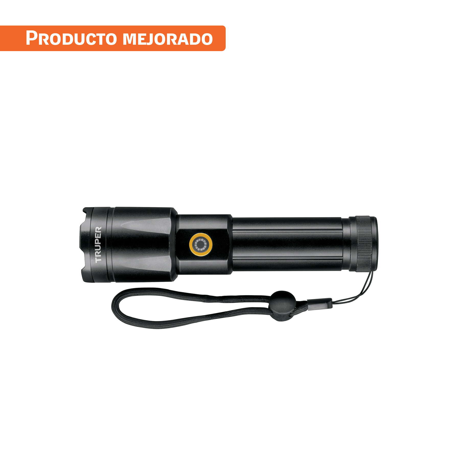 Linterna LED recargable, de aluminio, 1,200 lm, TRUPER TRUPER
