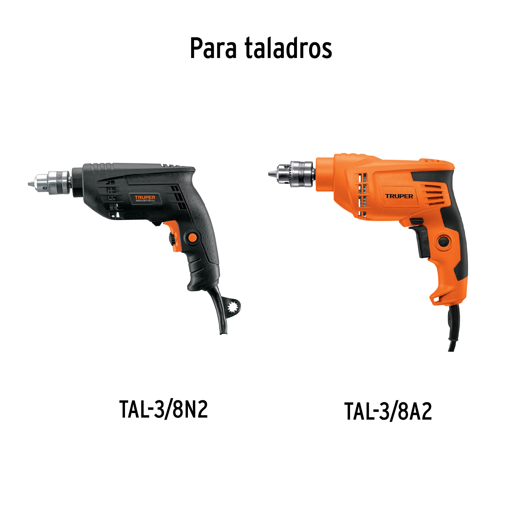 Broquero 3/8" con llave, cuerpo moleteado, TRUPER TRUPER