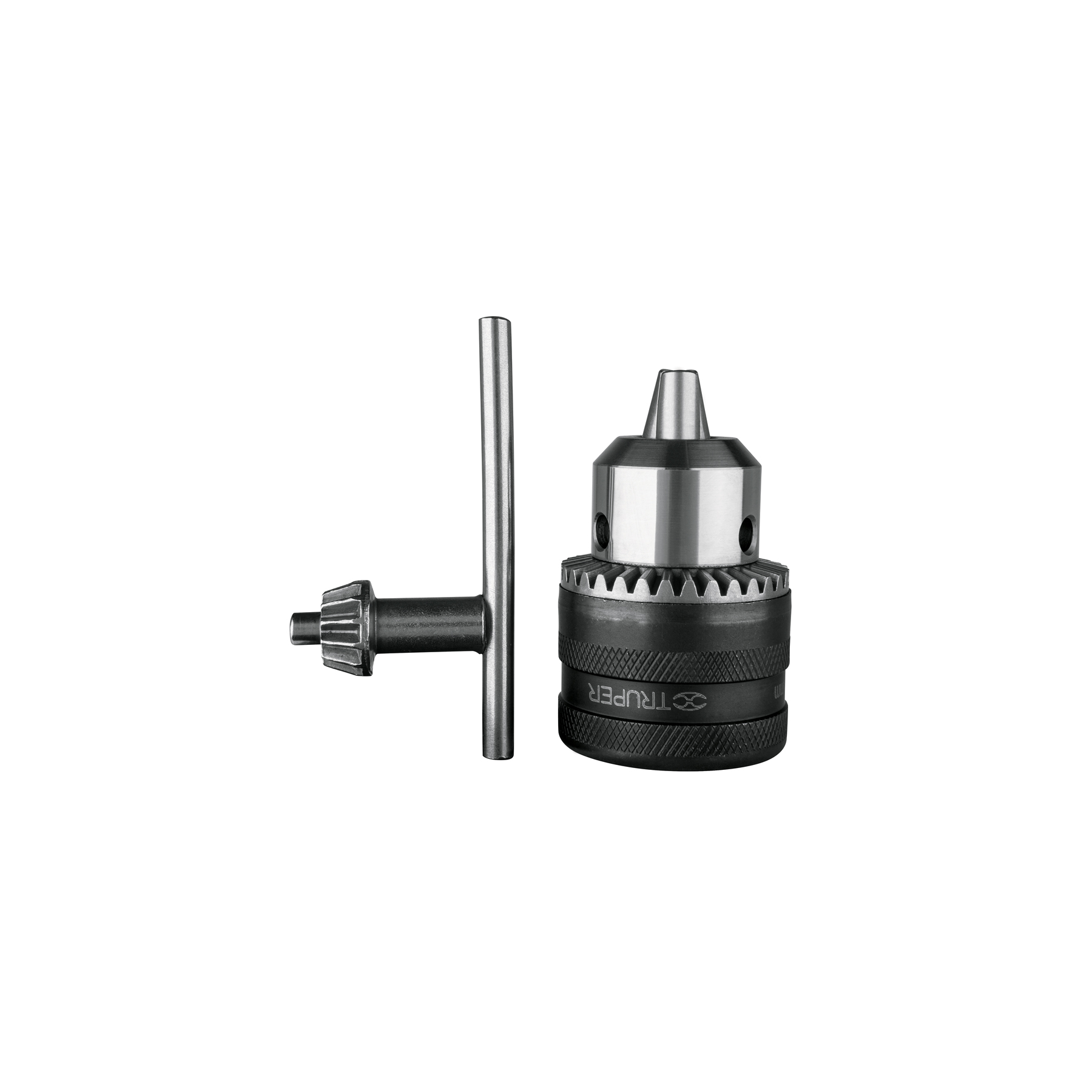 Broquero 1/2" con llave, cuerpo moleteado, TRUPER TRUPER