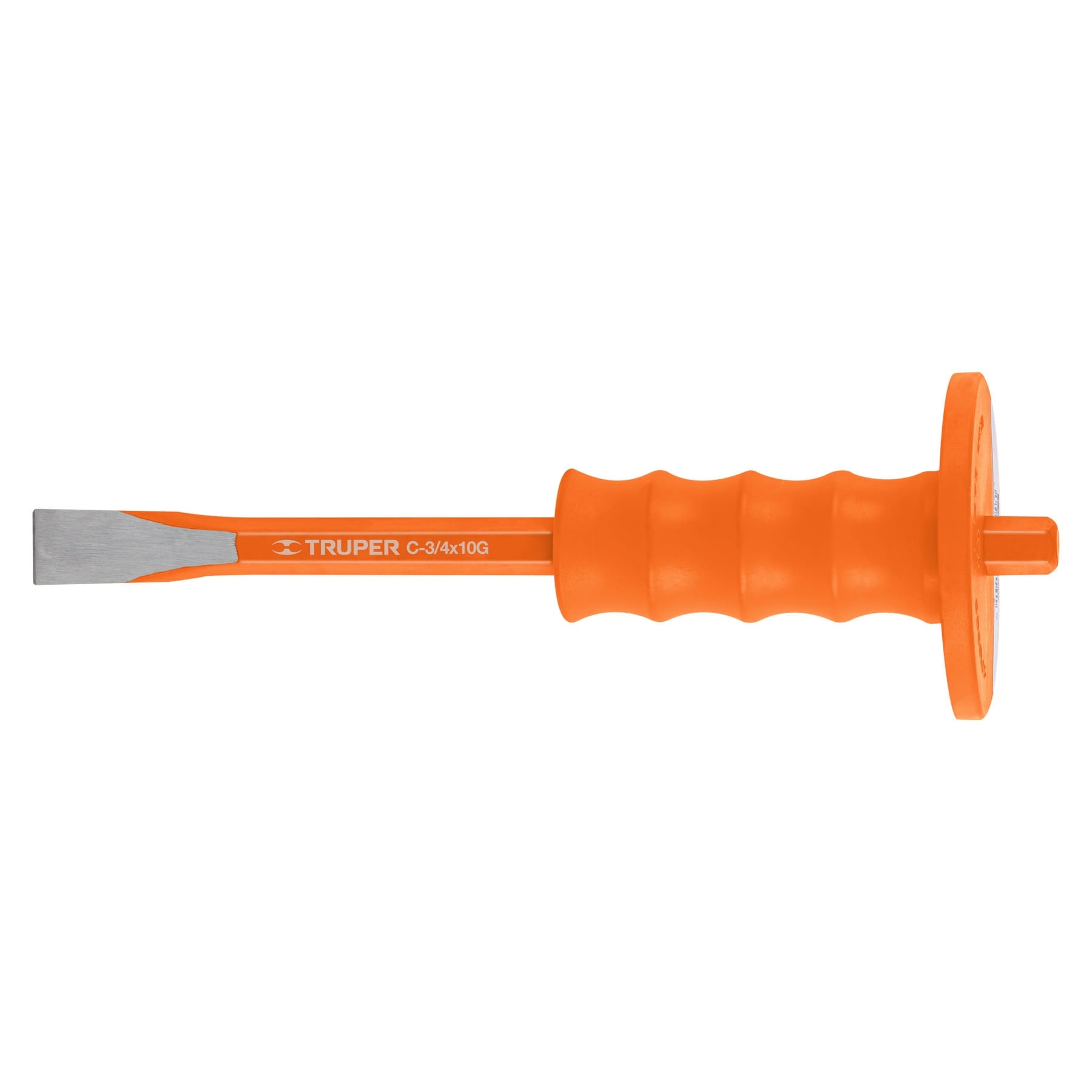 Cincel de corte frío 3/4 x 10" con grip, TRUPER TRUPER