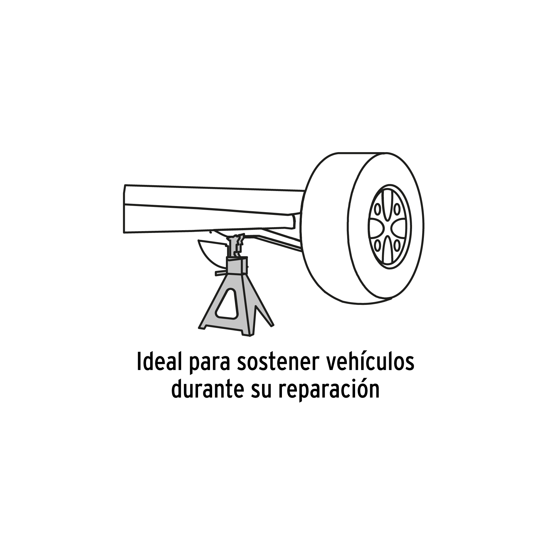 Caja con 2 torres de 6 ton para auto, TRUPER TRUPER