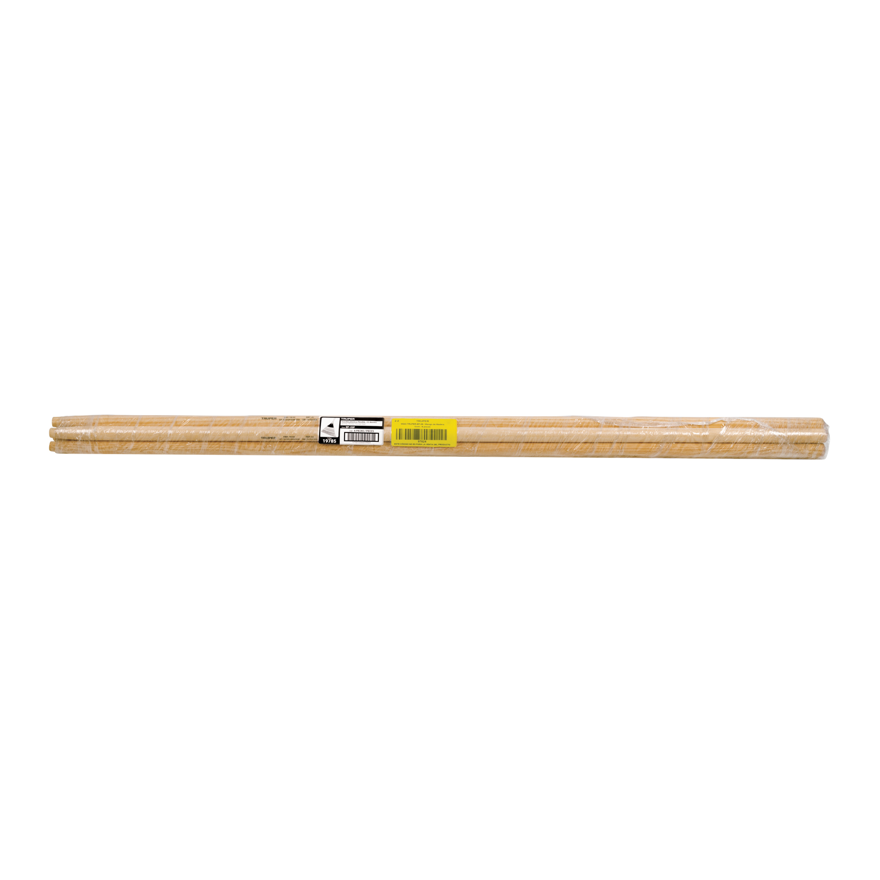 Escoba plástica para jardín, flexible, 22 dientes, mango 48" TRUPER