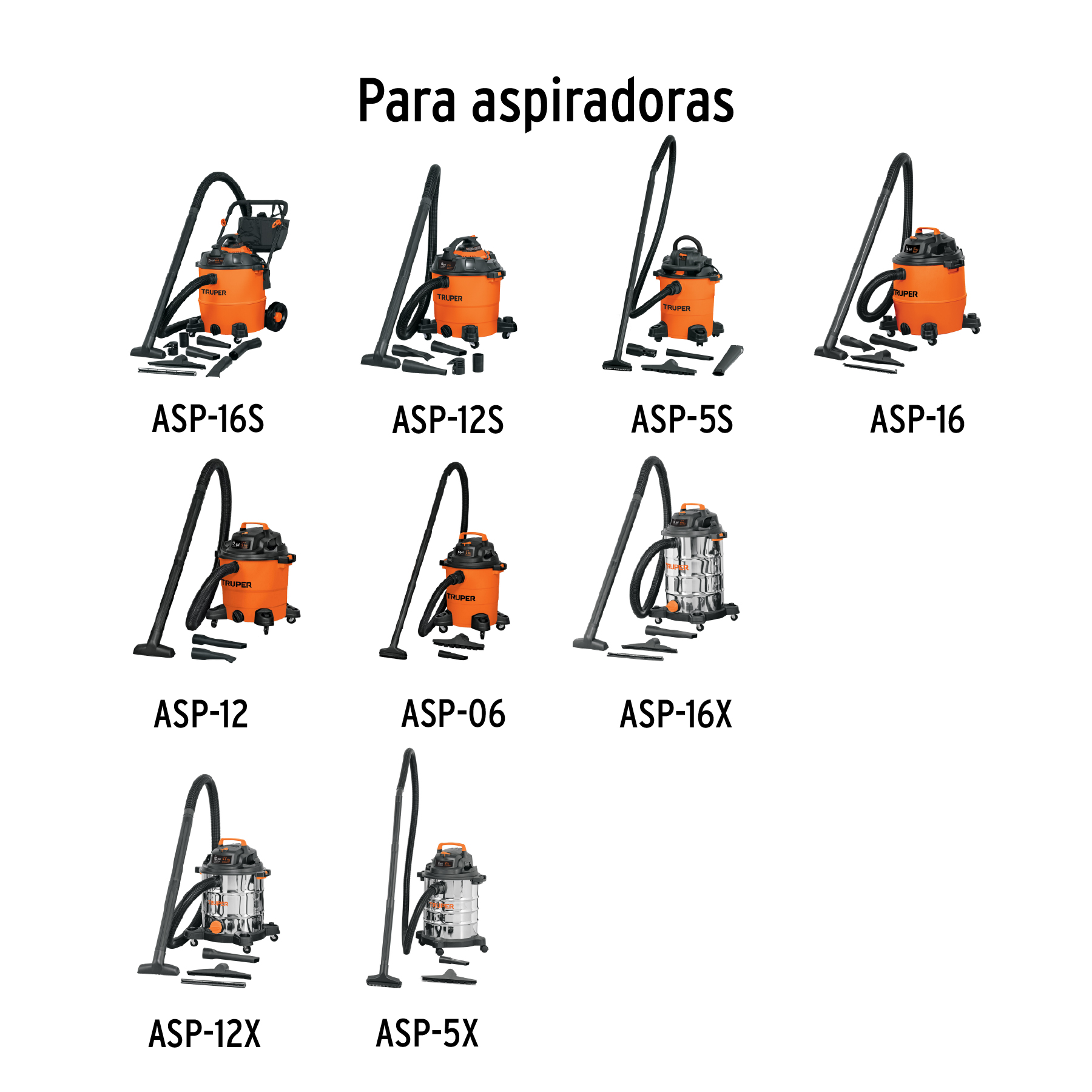 Filtro de cartucho para sólidos, aspiradoras 5, 12 y 16 gal TRUPER