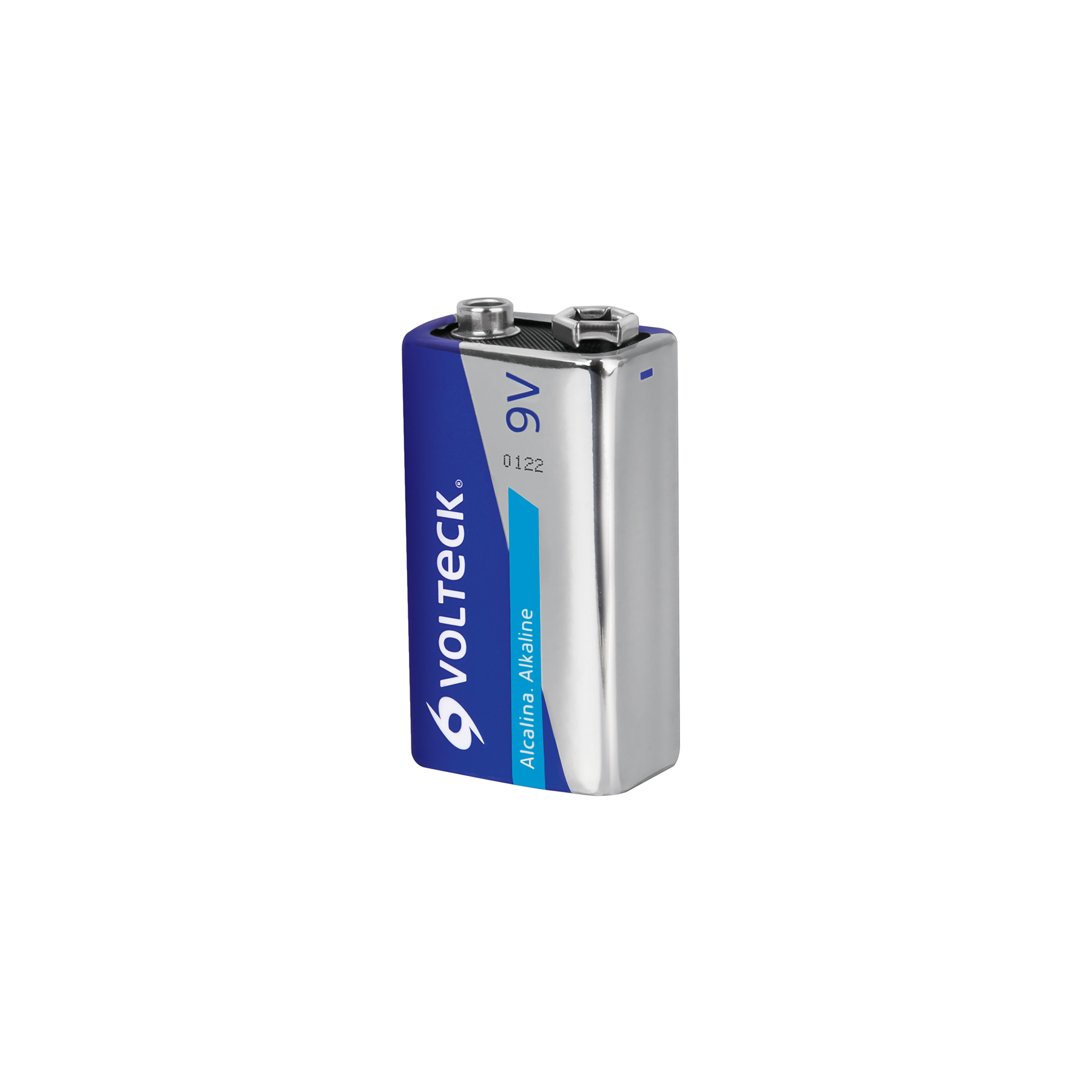 Blíster con 1 pila alcalina 9V, VOLTECK TRUPER
